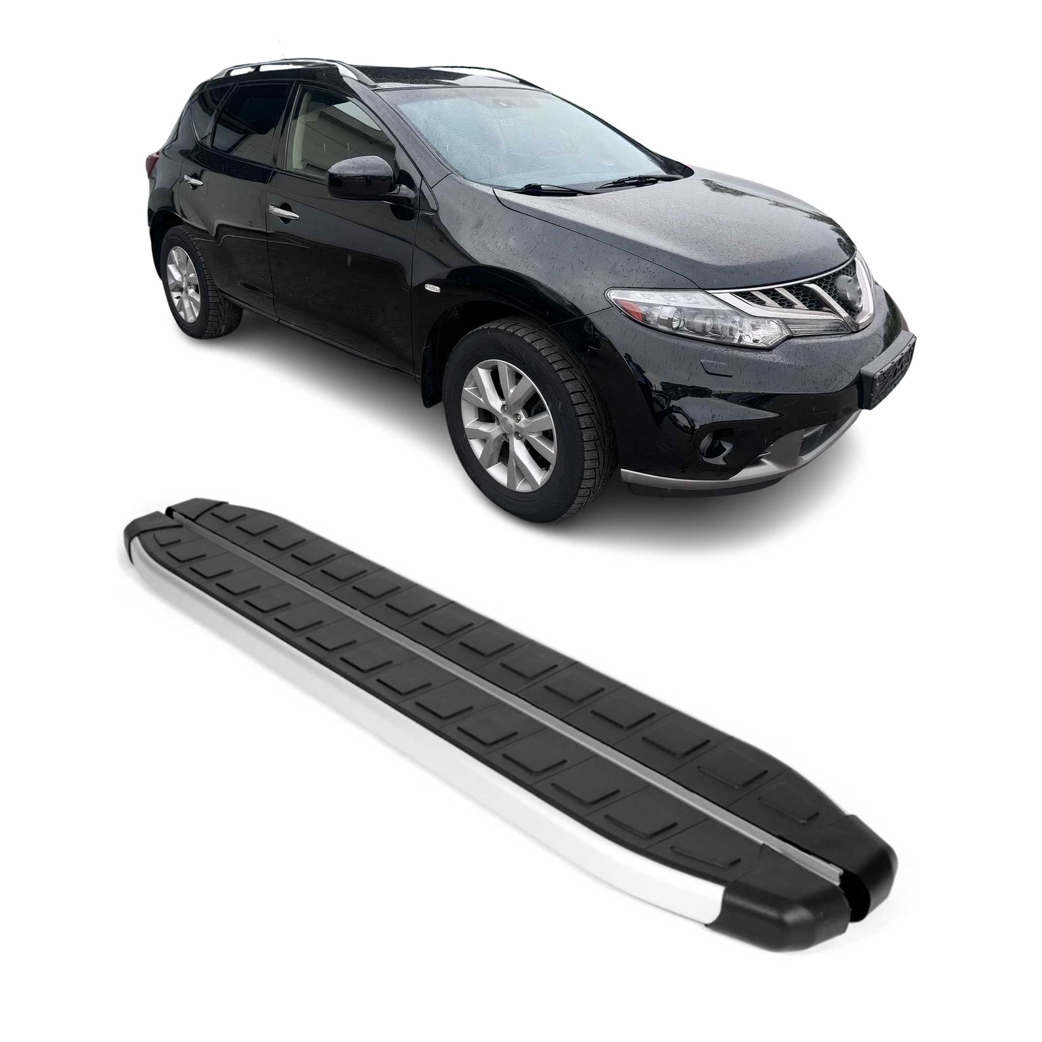 2009-2014 Nissan Murano Nerf Bar Side Step Running Boards Alu 2x