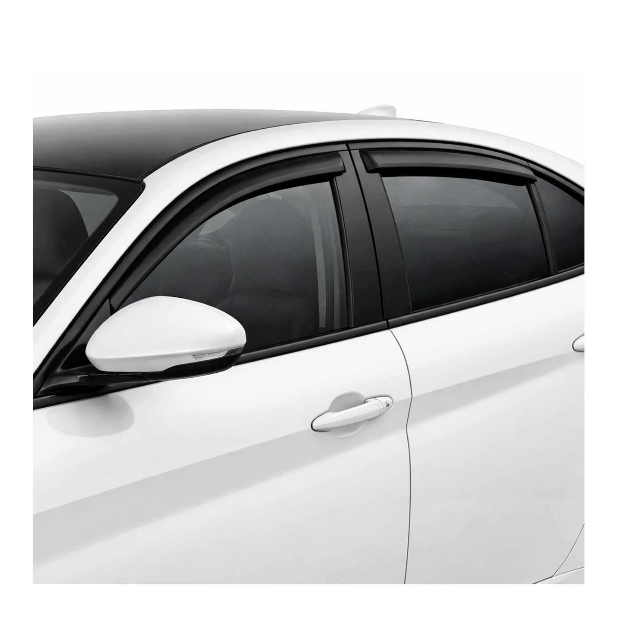 2017-2026 Alfa Romeo Giulia Window Visor Vent Rain Deflector 4Pcs Smoke