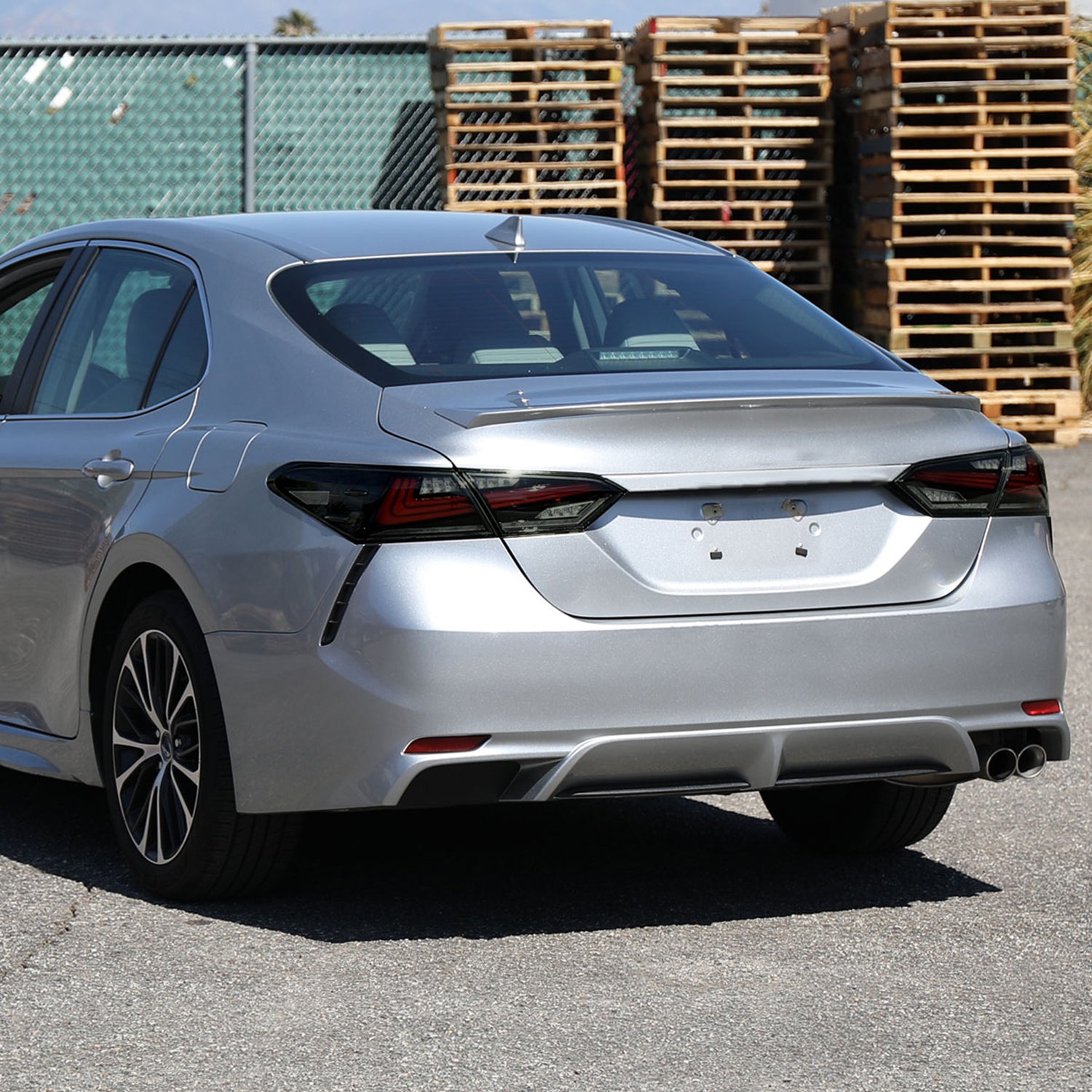2018-2022 Toyota Camry LED Tail Lights Signal Lamps Glossy Black/Smoke