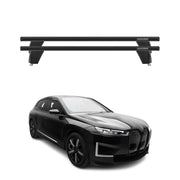 Roof Racks Cross Bars Luggage Carrier for BMW iX 2022-2026 Aluminium Black 2x