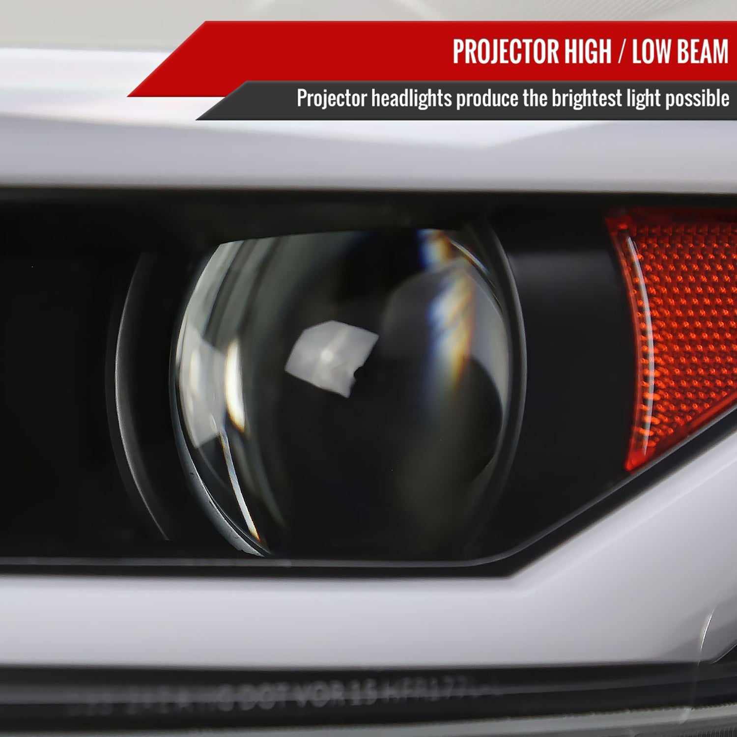 2015-2017 Ford Mustang/2018-2020 Shelby HID/Xenon LED Signal Headlights Black