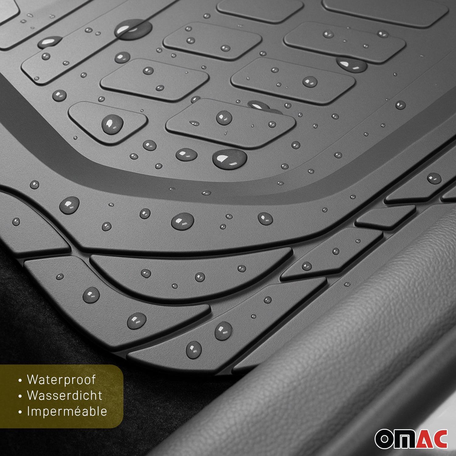 2019-2024 Mercedes B Class W247 Semi-Custom fit Floor Mats Liner All Weather 3D Black Waterproof 4Pcs