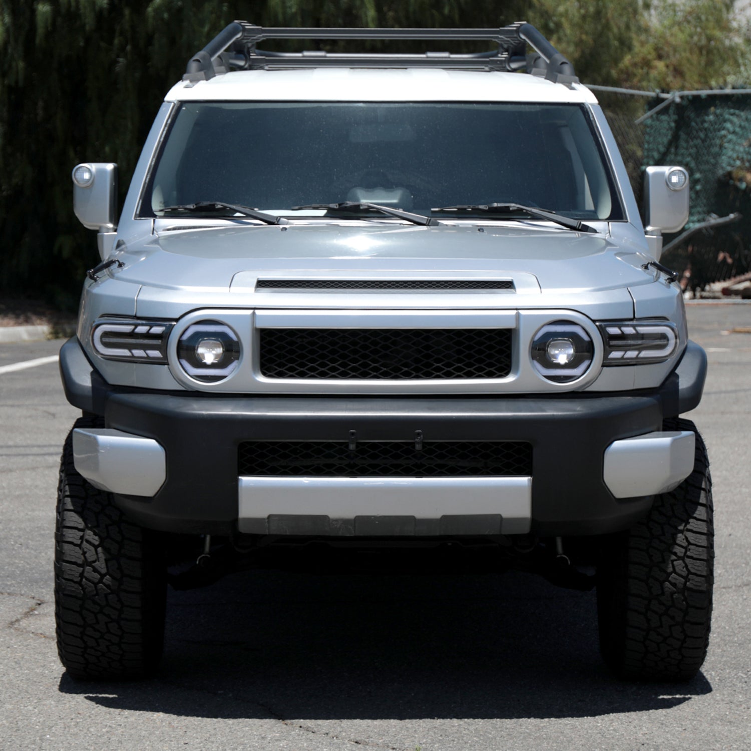 2007-2014 Toyota FJ Cruiser Full LED Projector Headlights LED Signal Black