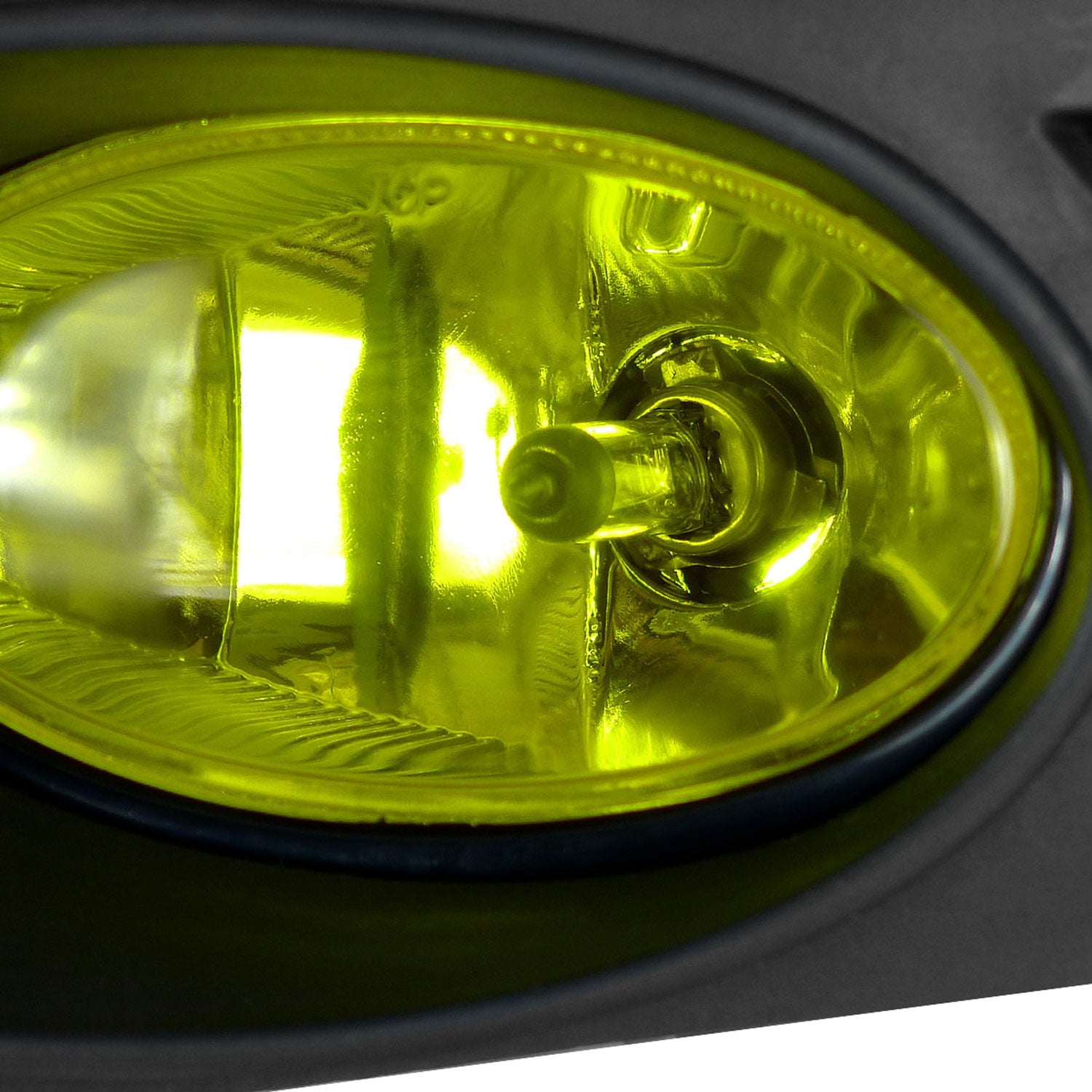 2003-2005 Honda Accord Coupe H11 Fog Lights Kit Chrome Housing/Yellow Lens