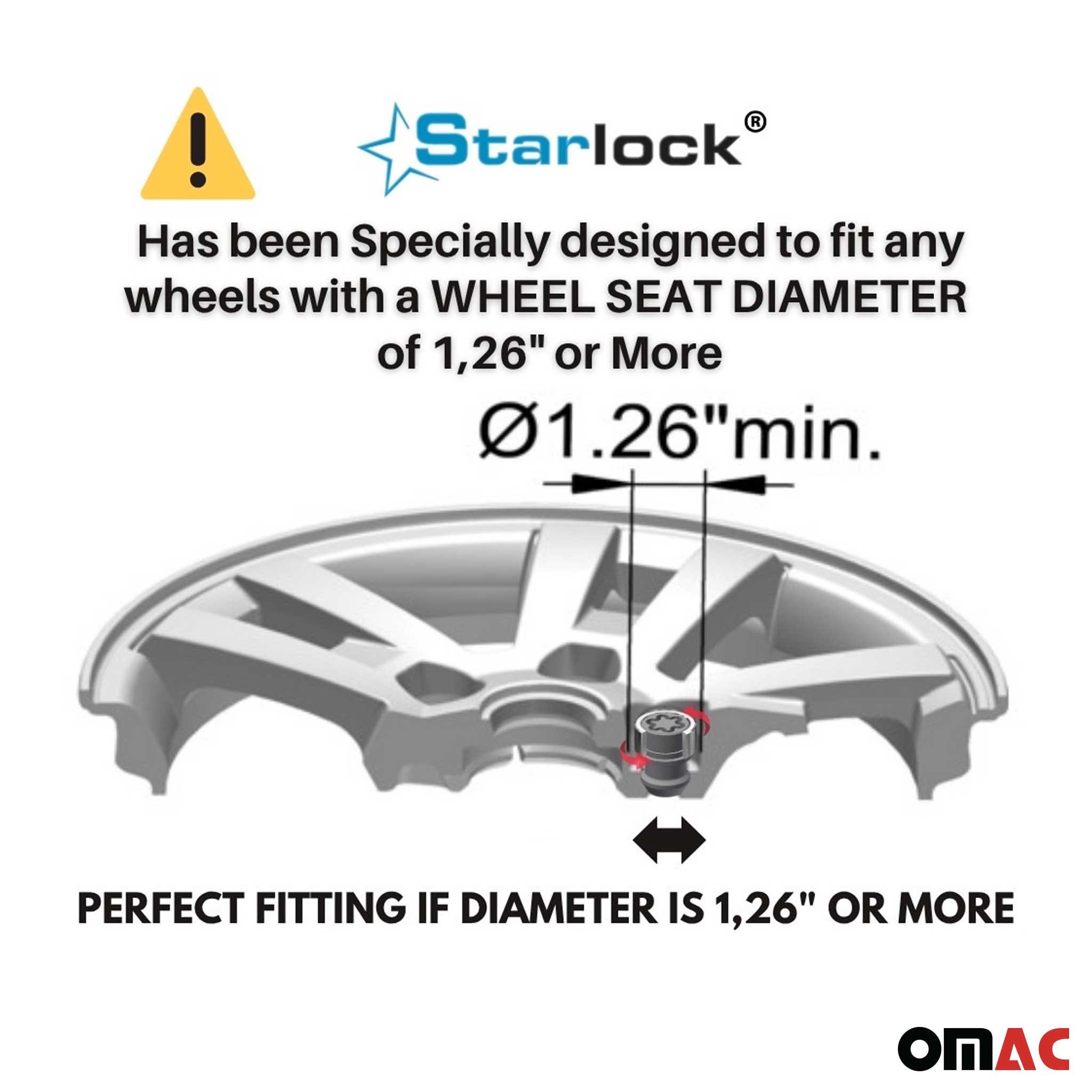 Wheel Lock Kit for Audi Q6 E-Tron Q7 Q8 M14X1,5 Galvanized Silver 4Locks&1Key