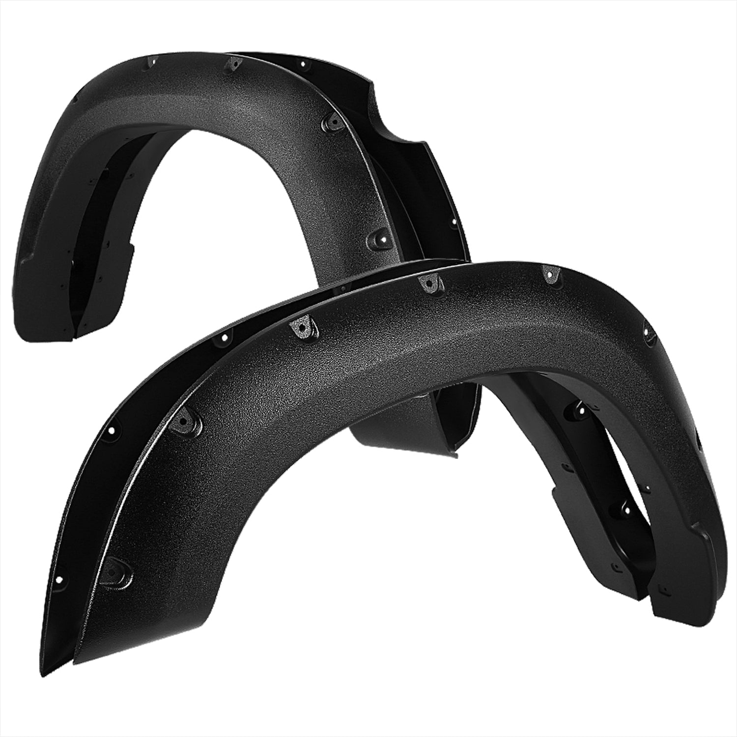 2019-2024 Dodge RAM 1500 Textured Rivet Style Fender Flares Wheel Protector