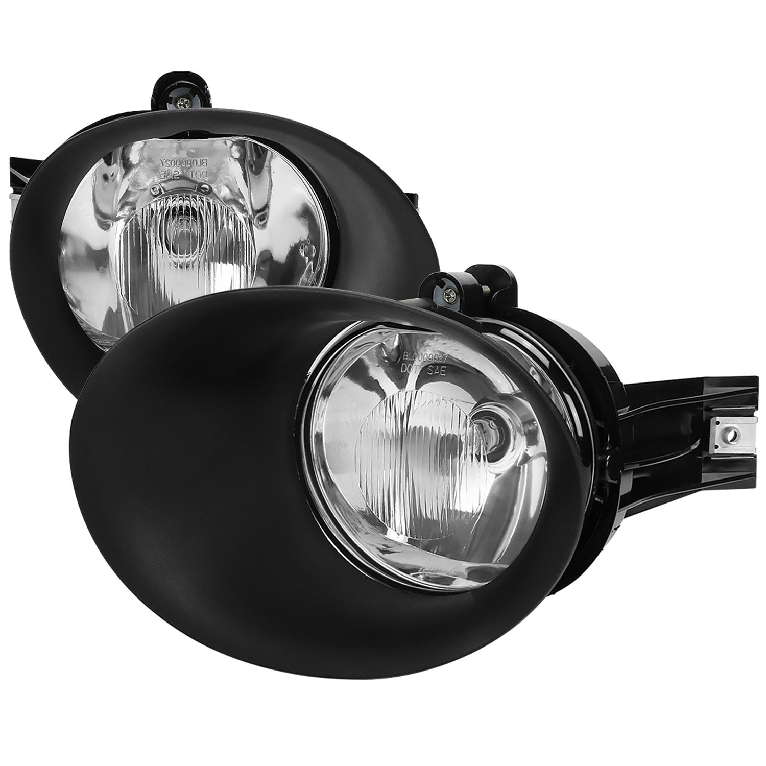 2002-2009 Dodge RAM 1500/2500/3500 9006 Fog Lights Chrome Housing/Clear Lens