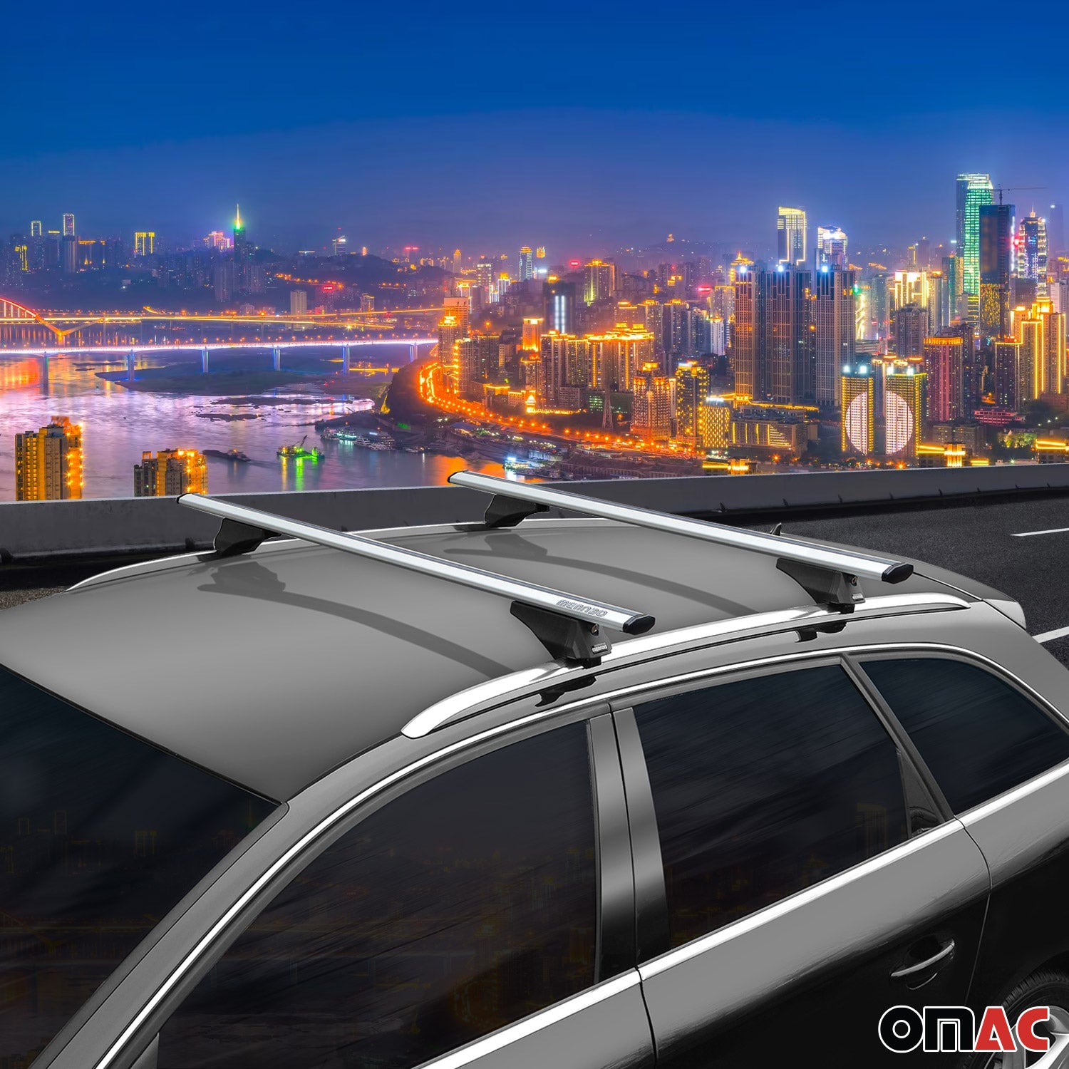 2020-2025 Hyundai Palisade Roof Rack Cross Bars Silver
