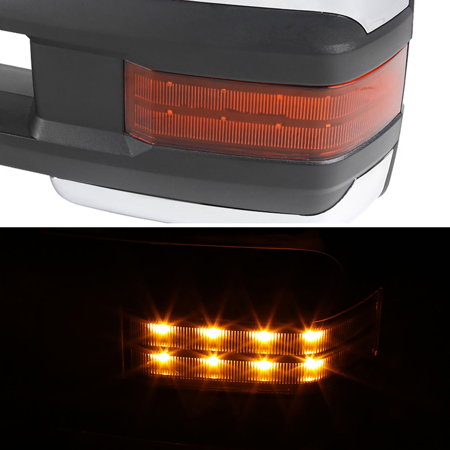 2007-2014 Chevy Silverado/Sierra/Yukon/Yukon XL Heated Chrome Towing Mirrors