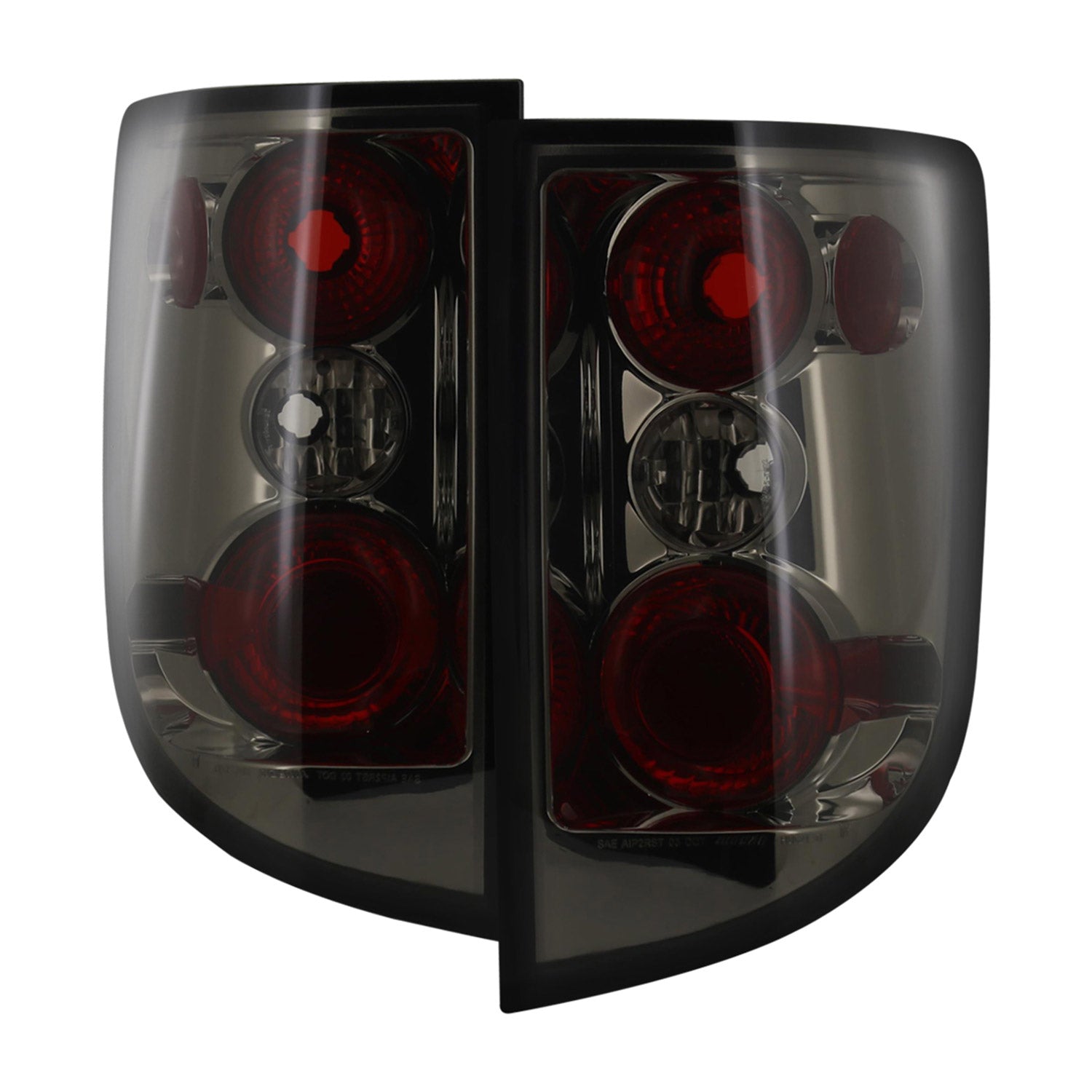 2005-2010 Honda Ridgeline Tail Lights Chrome Housing/Smoke Lens