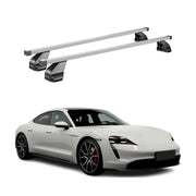 2020-2026 Porsche Taycan Roof Rack Cross Bars Silver