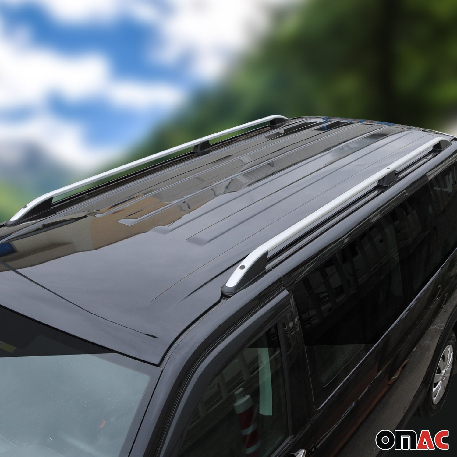 2014-2023 Ford Transit Connect Short Wheel Base Roof Rack Rails Side Rails Silver