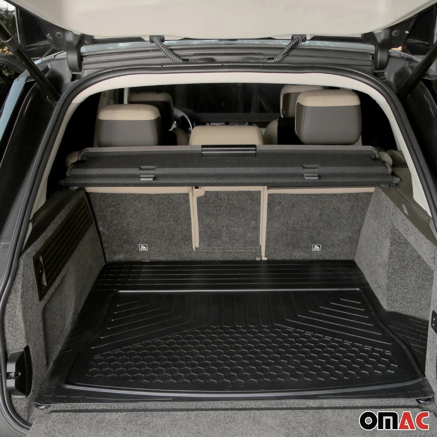 2020-2026 Ford Explorer Semi-Custom fit Cargo Mat Liner Waterproof Rubber Black 1Pc