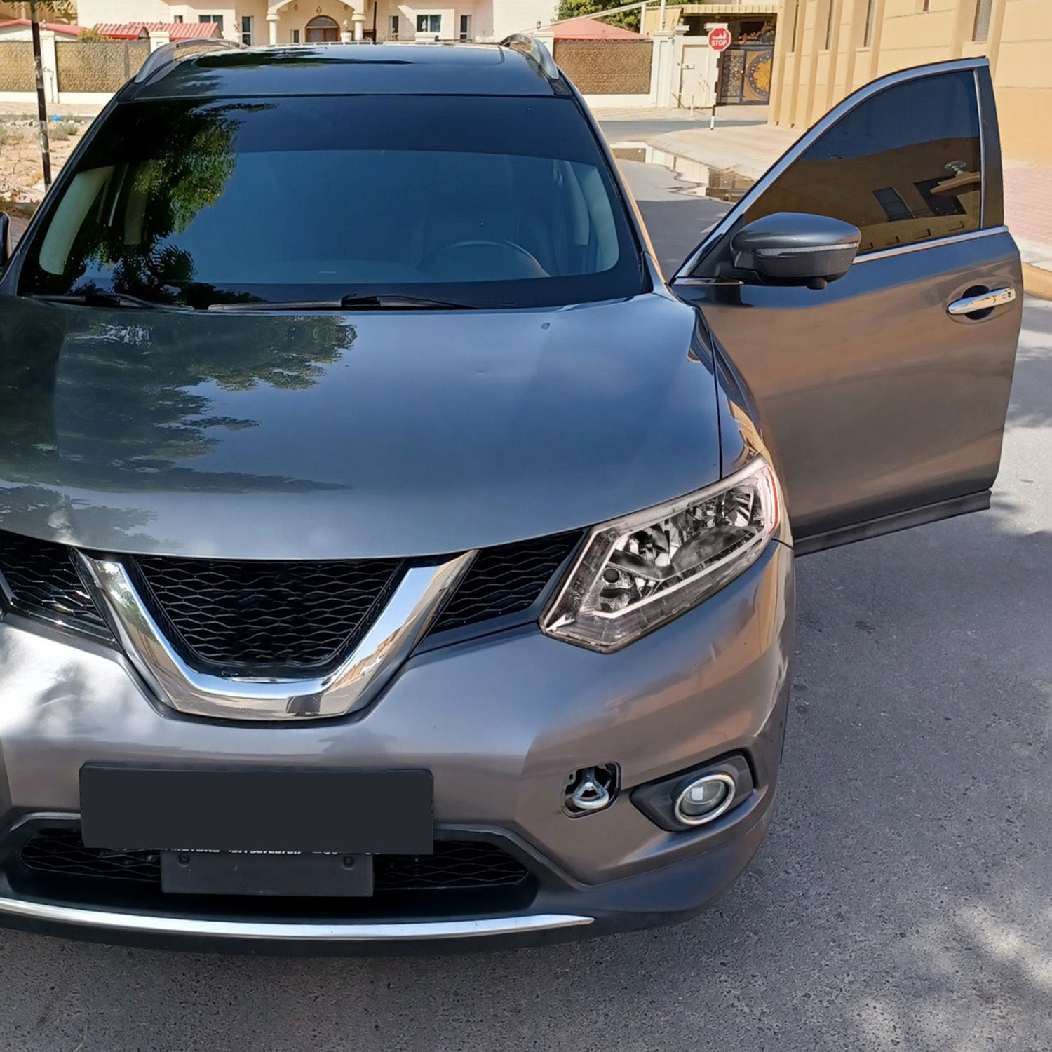 2014-2016 Nissan Rogue LED Strip for Halogen Model Headlights Chrome/Clear Lens