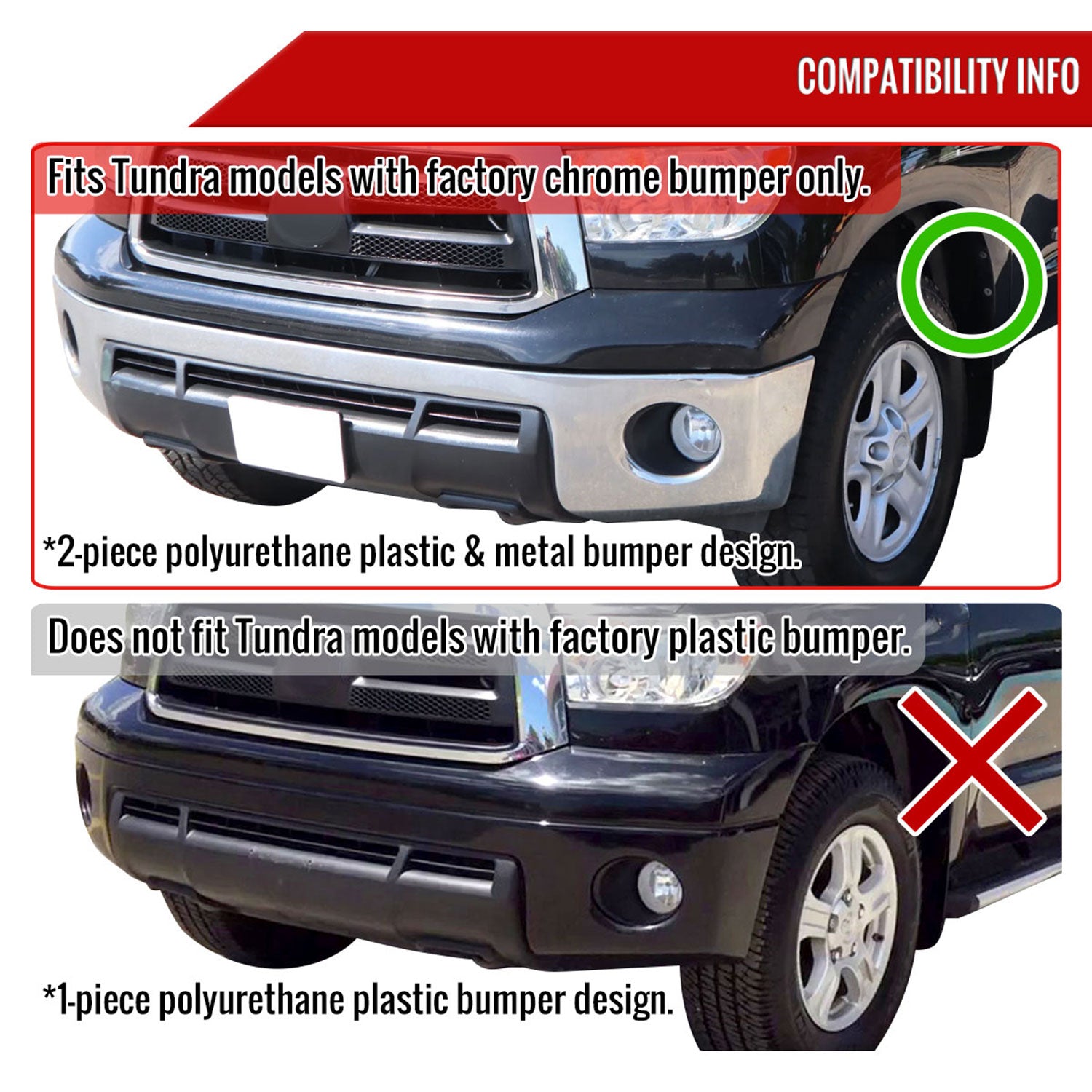 2007-2013 Toyota Tundra/Sequoia H10 Fog Lights Kit Chrome Housing/Clear Lens
