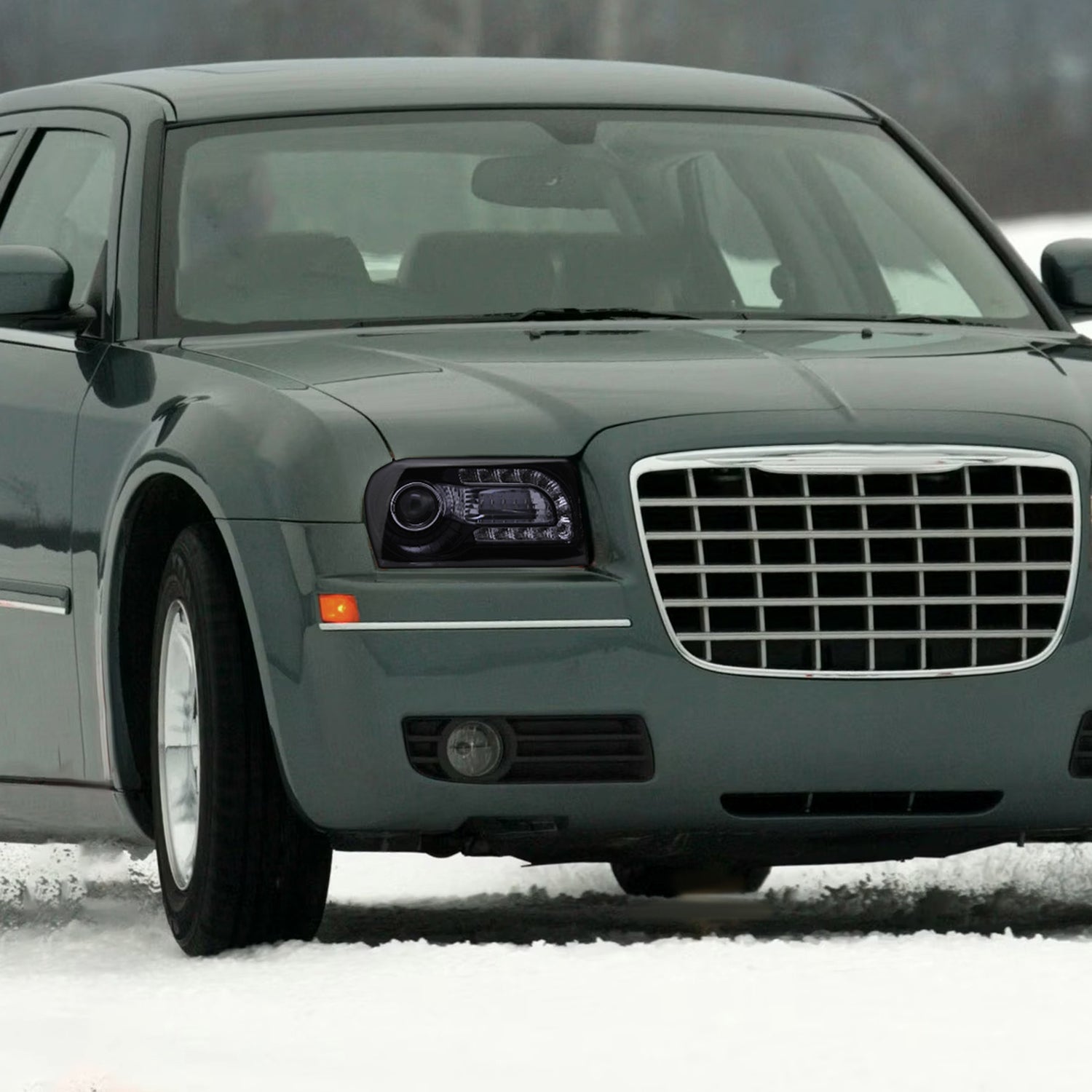 2005-2010 Chrysler 300 Base/LX/Touring Headlights LED Light&LED Signal Smoke