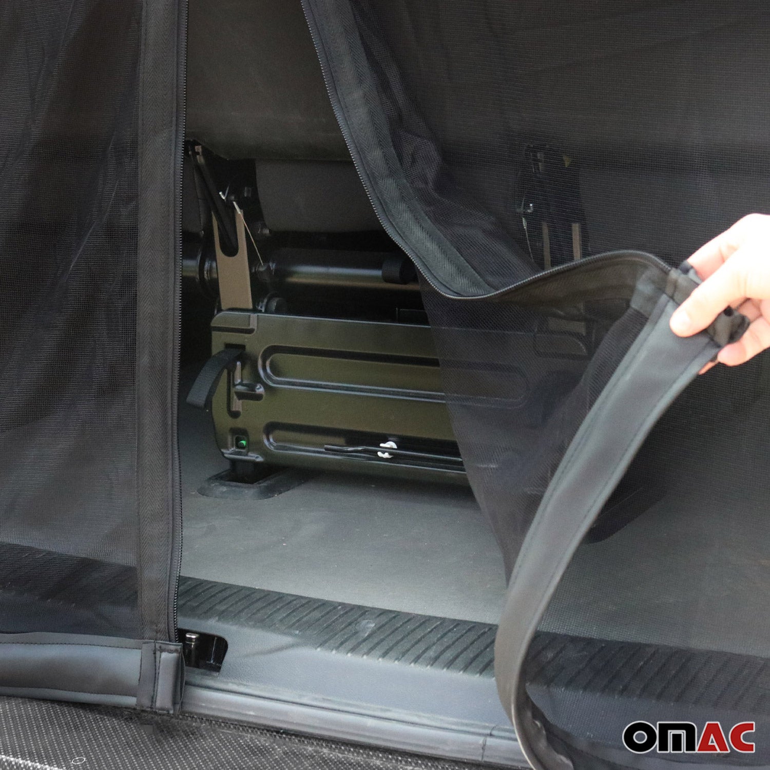 2025-2026 VW ID.Buzz Mosquito Net Bug Magnetic Screen Tailgate Black 1 Pcs