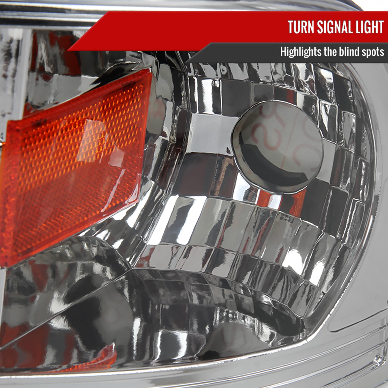 1994-2001 Dodge RAM 1500/ 1994-2002 RAM 2500 3500 Headlights LED Light Chrome