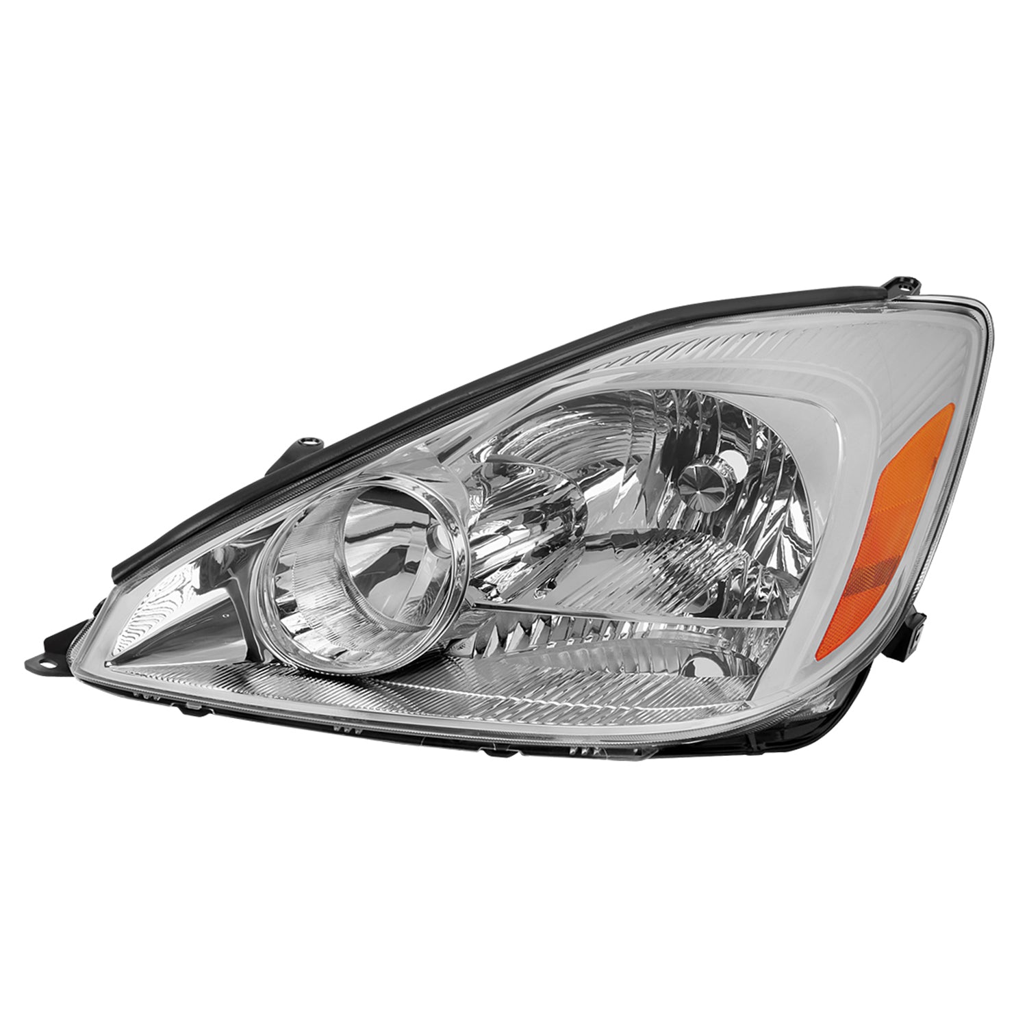 2004-2005 Toyota Sienna Driver Side Factory Headlights Amber Reflector Chrome