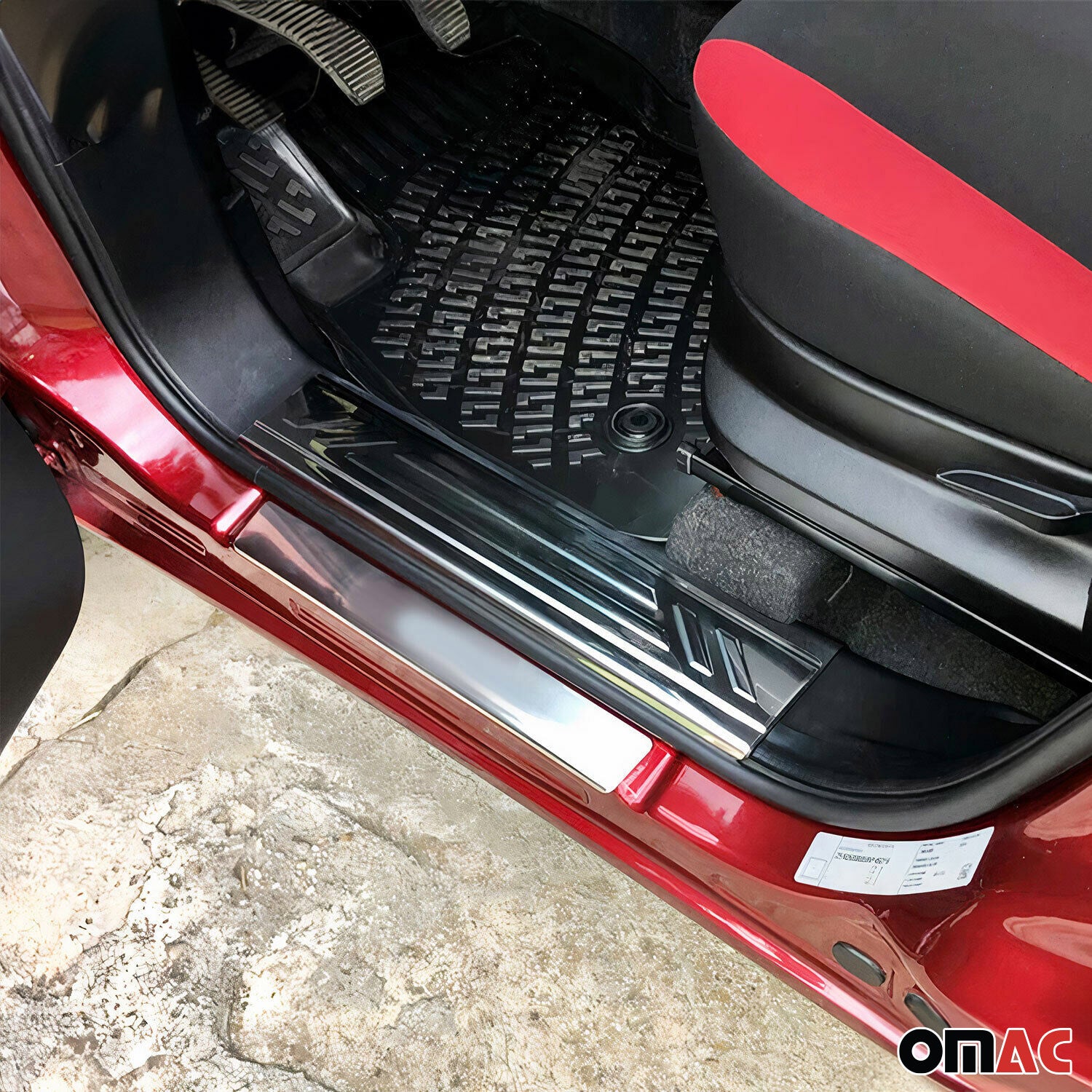 2015-2022 RAM ProMaster City Door Sill Scuff Plate Scratch Protector 2015-22 Stainless Steel 4x