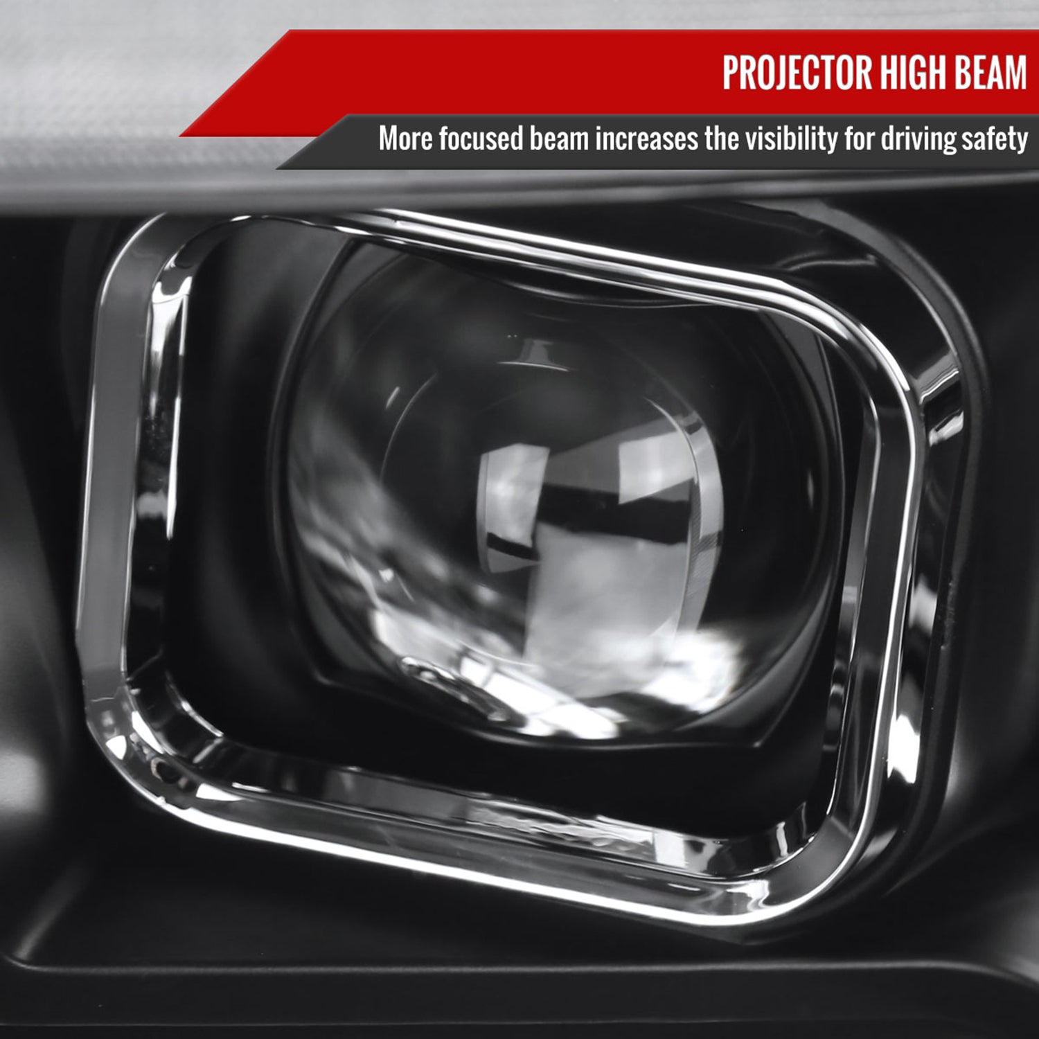 2009-2018 Dodge RAM 1500 / RAM 2500 3500 Switchback Headlights Matte Black