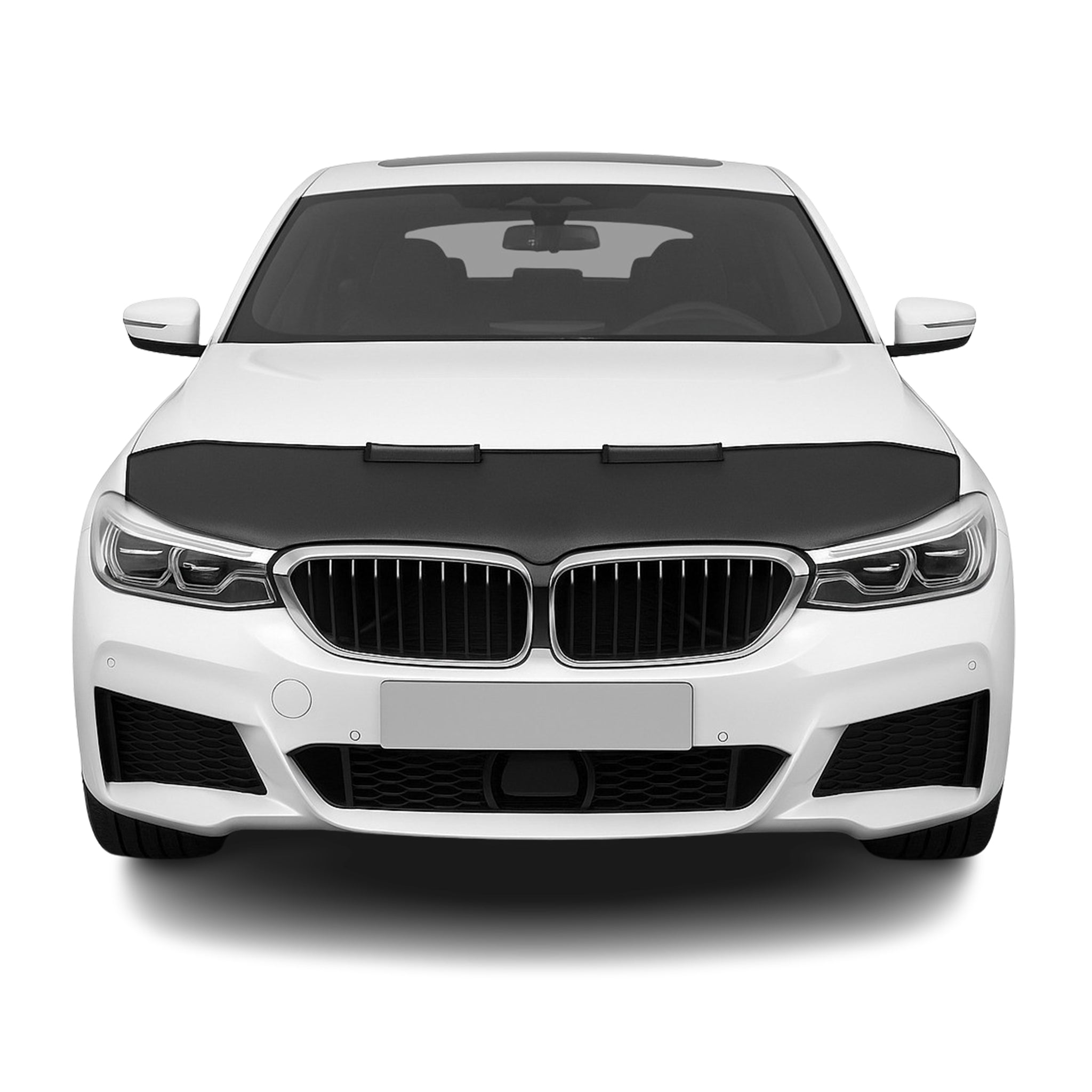 2018-2019 BMW 6 Series G32 Gran Turismo Car Bonnet Mask Hood Bra Half Black