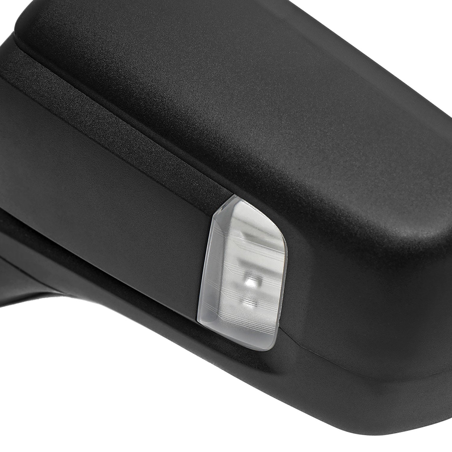 2019-2024 GMC Sierra 1500 Black Manual Fold & Heated Side Mirror Driver Side
