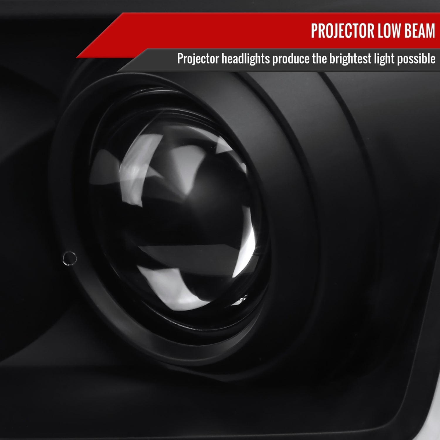 2004-2015 Nissan Titan / 04-2007 Armada LED C-Bar Headlights Signal Black