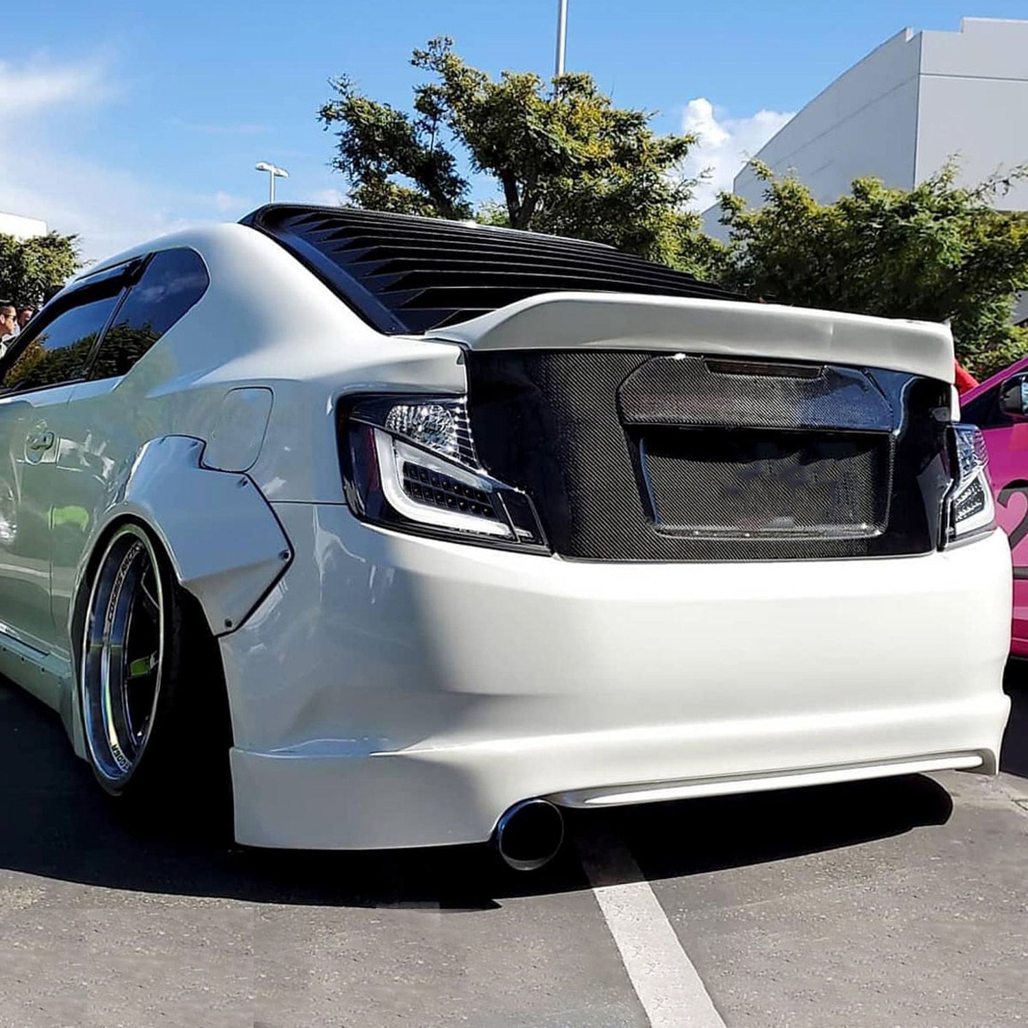 2011-2013 Scion tC V2 LED Tail Lights Matte Black Housing/Clear Lens