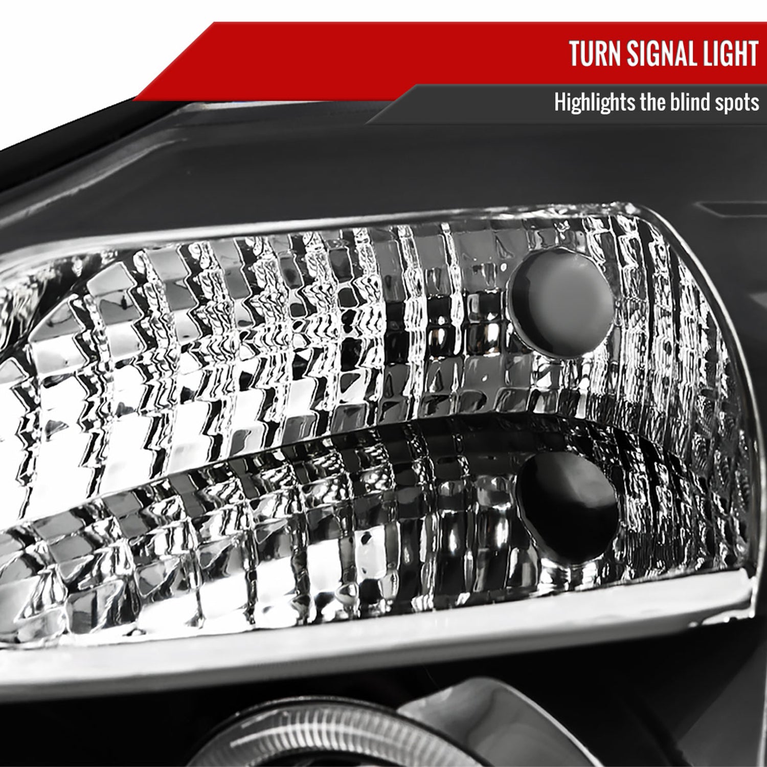 2004-2015 Nissan Titan/ 04-2007 Armada Dual Halo Projector Headlights Matt Black