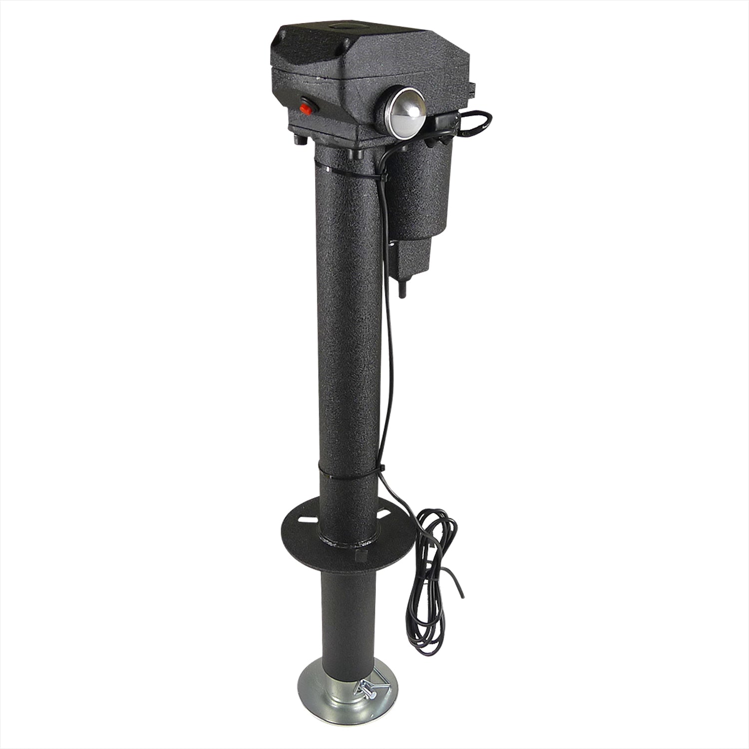 3500LB Universal 12V Electric Tongue Jack for RV Trailer & Camper LED Side Light