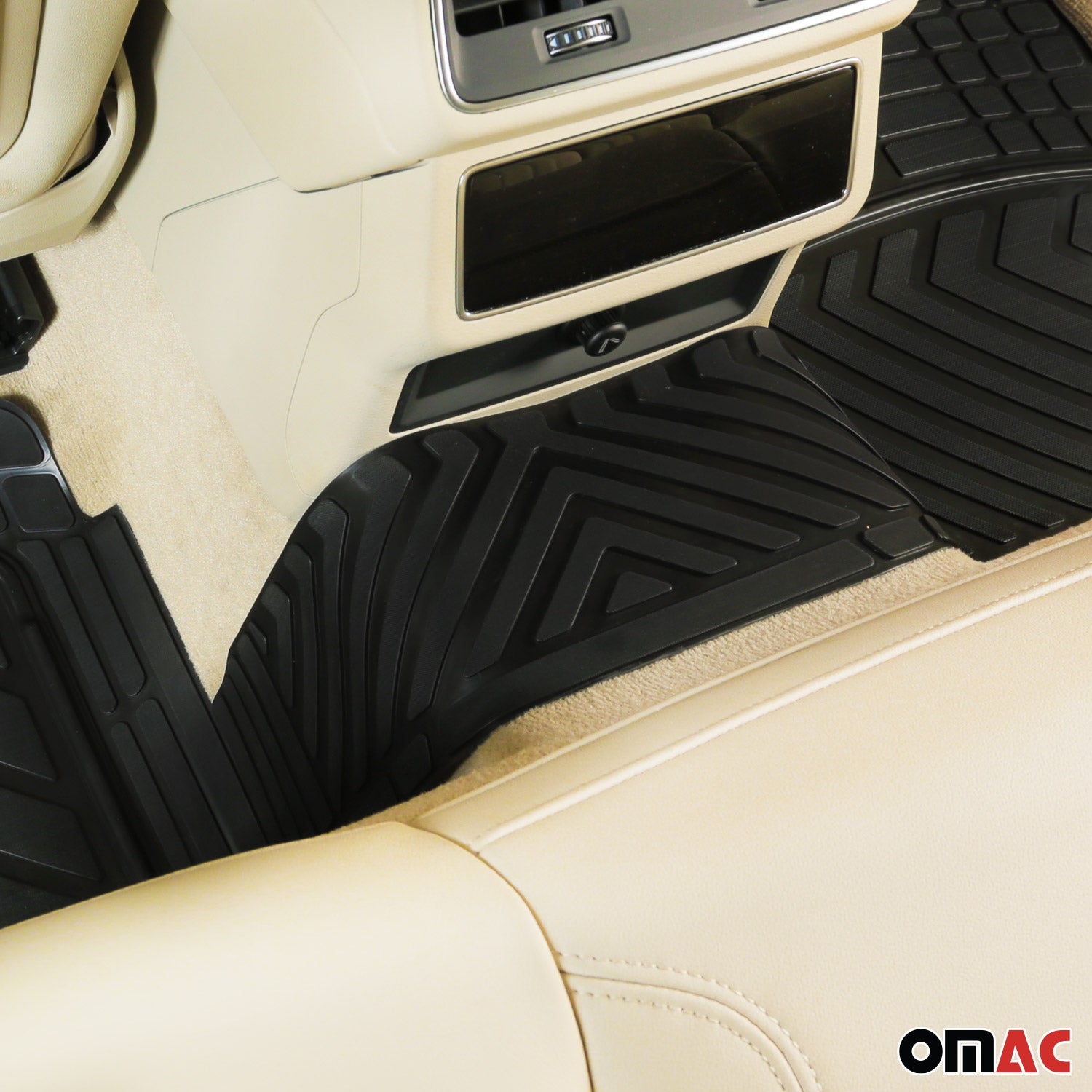 2020-2026 Tesla Model Y Semi-Custom fit Floor Mats Liner All Weather 3D Black Waterproof 4Pcs