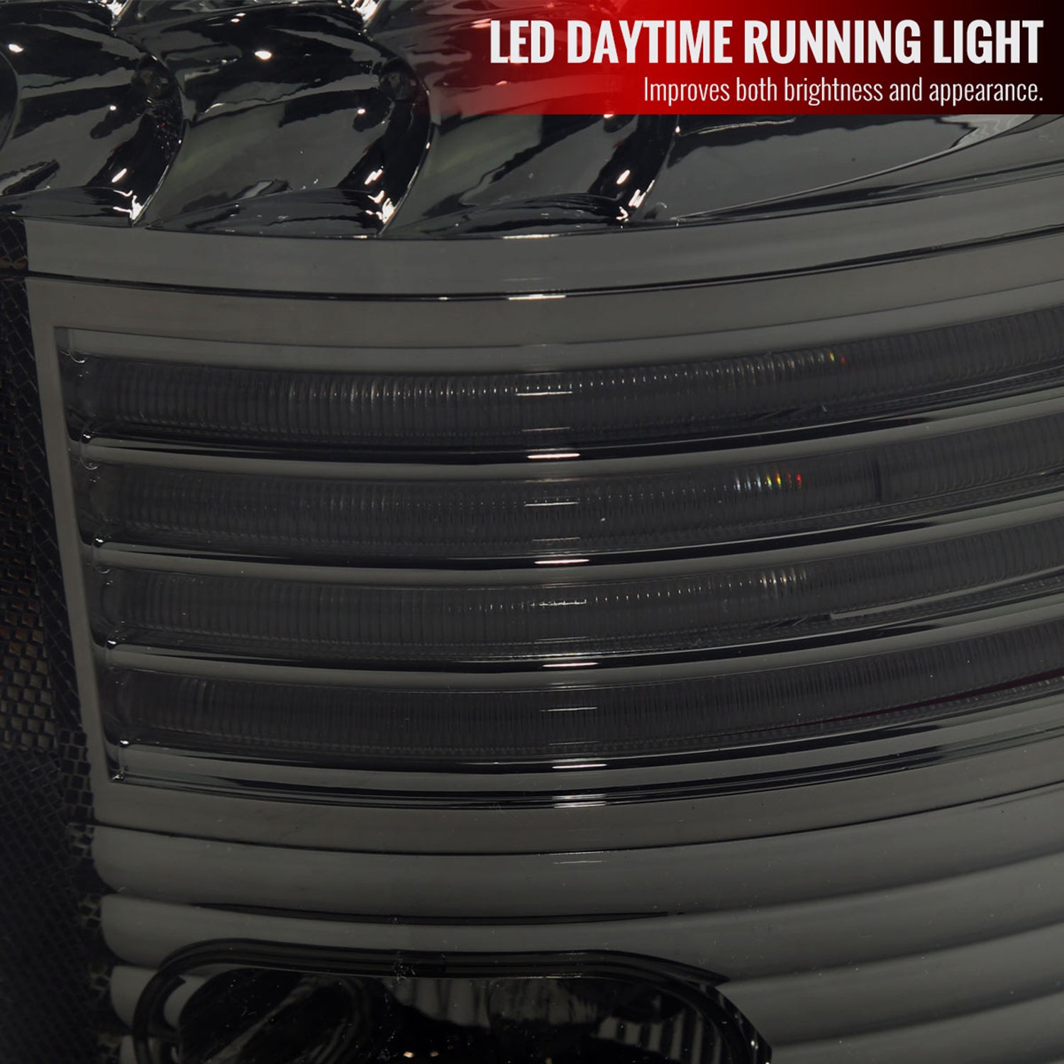 2002-2006 Dodge RAM V2 LED Tail Lights Chrome Housing/Smoke Lens