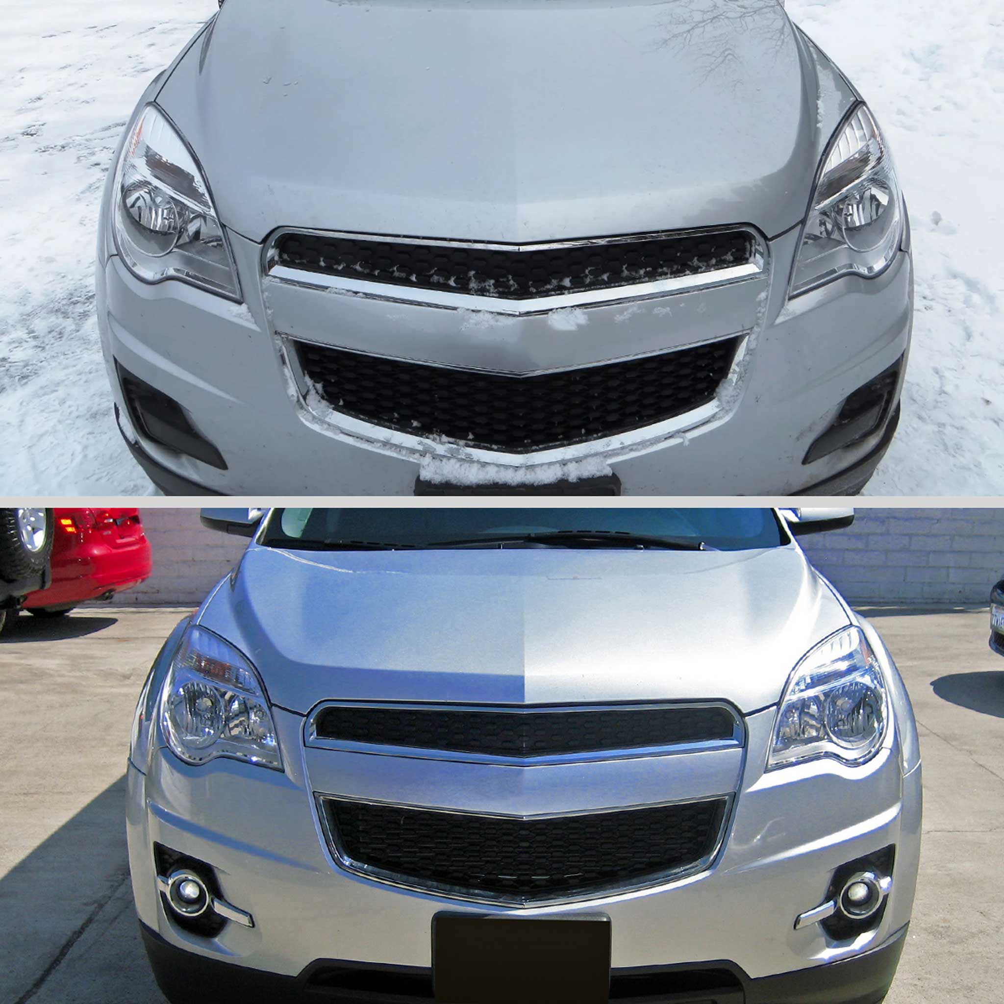 For Chevrolet Equinox 2010-2015 Factory Style Headlights Chrome Housing Clear Lens