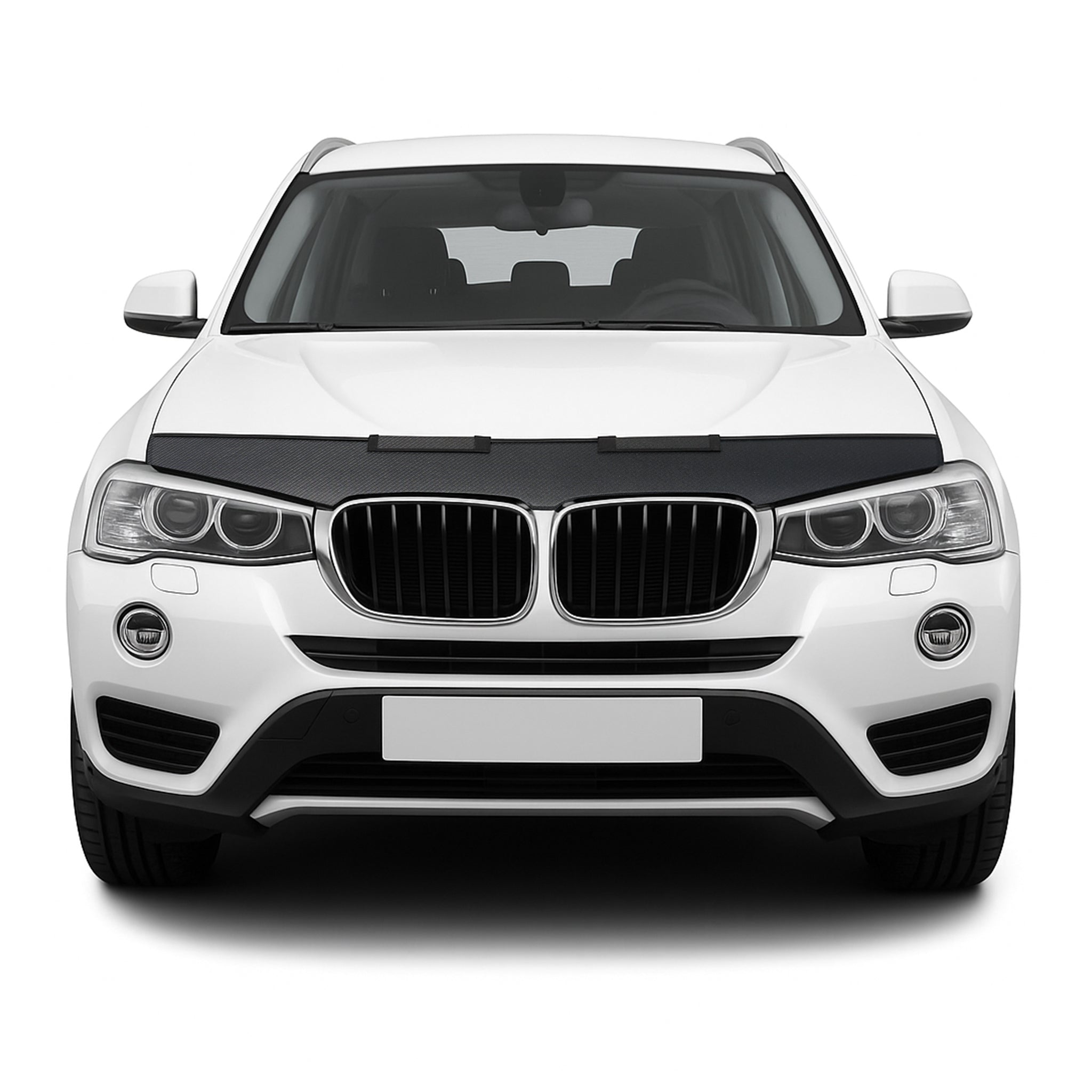 2011-2017 BMW X3 F25 Car Bonnet Mask Hood Bra Half Carbon