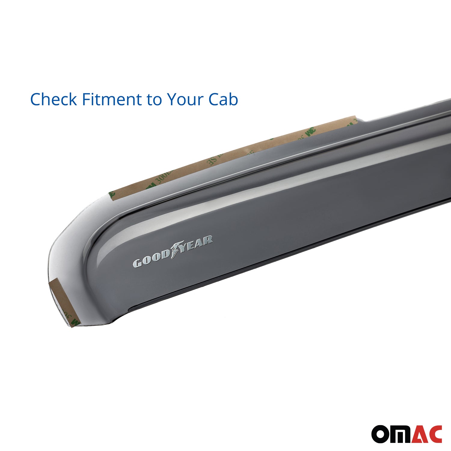Goodyear Wind Deflectors for Honda Accord 2023-2025 In-channel Premium Smoke 4x