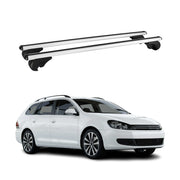 2011-2014 VW Jetta Sportwagen Roof Rack Cross Bars Silver