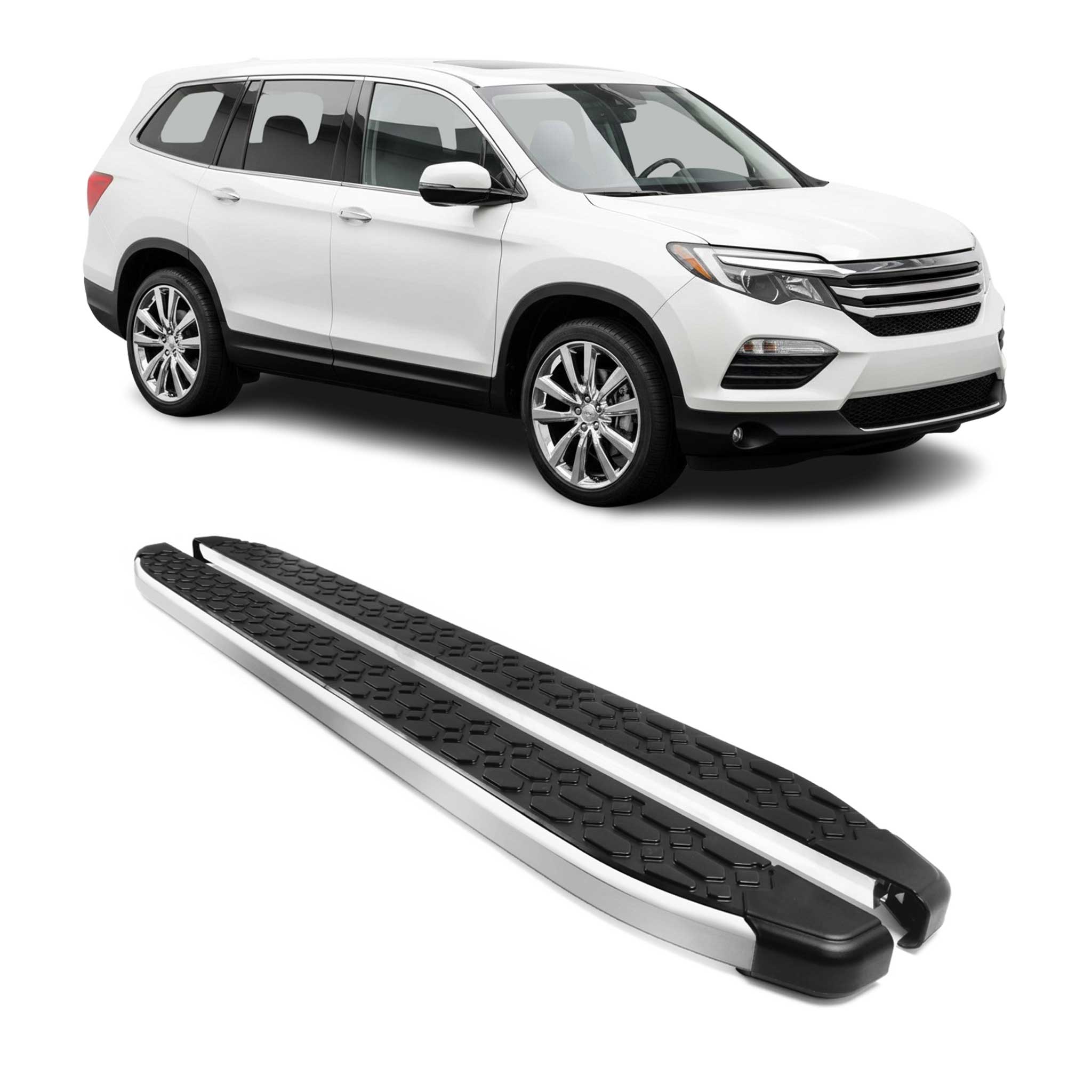 2016-2022 Honda Pilot Nerf Bar Side Step Running Boards Alu 2x