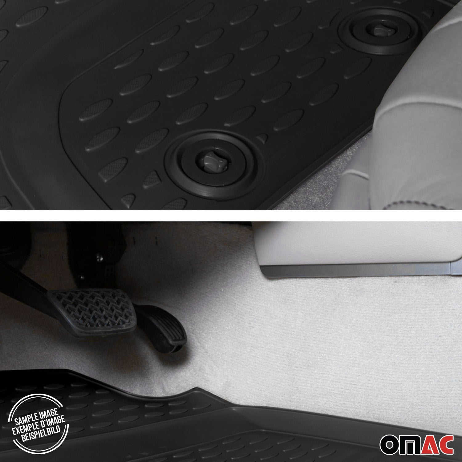 2021-2026 Kia K5 Floor Mats Liners Full Set All Weather Black