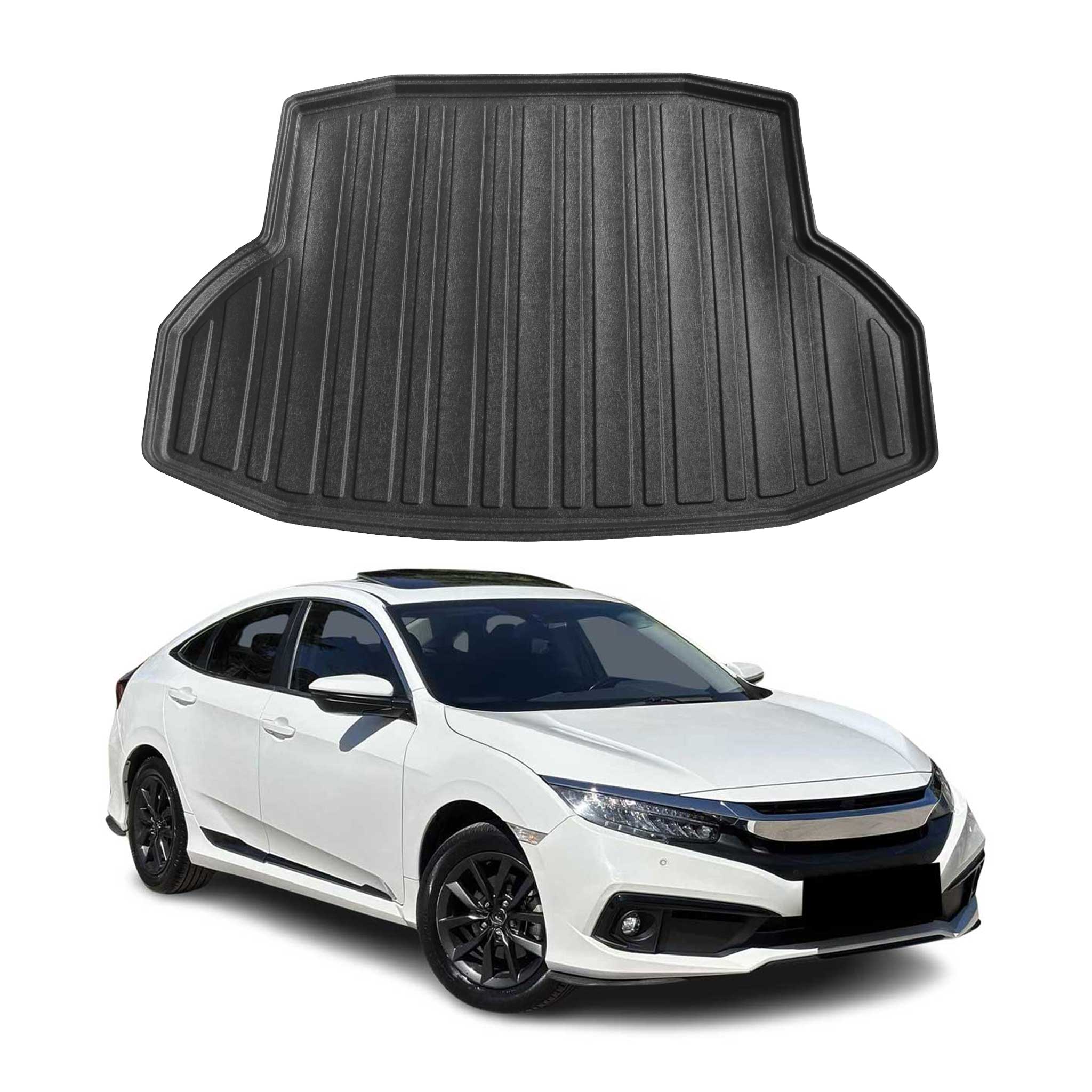 2016-2021 Honda Civic Sedan Cargo Liner Trunk Mat All Weather Black