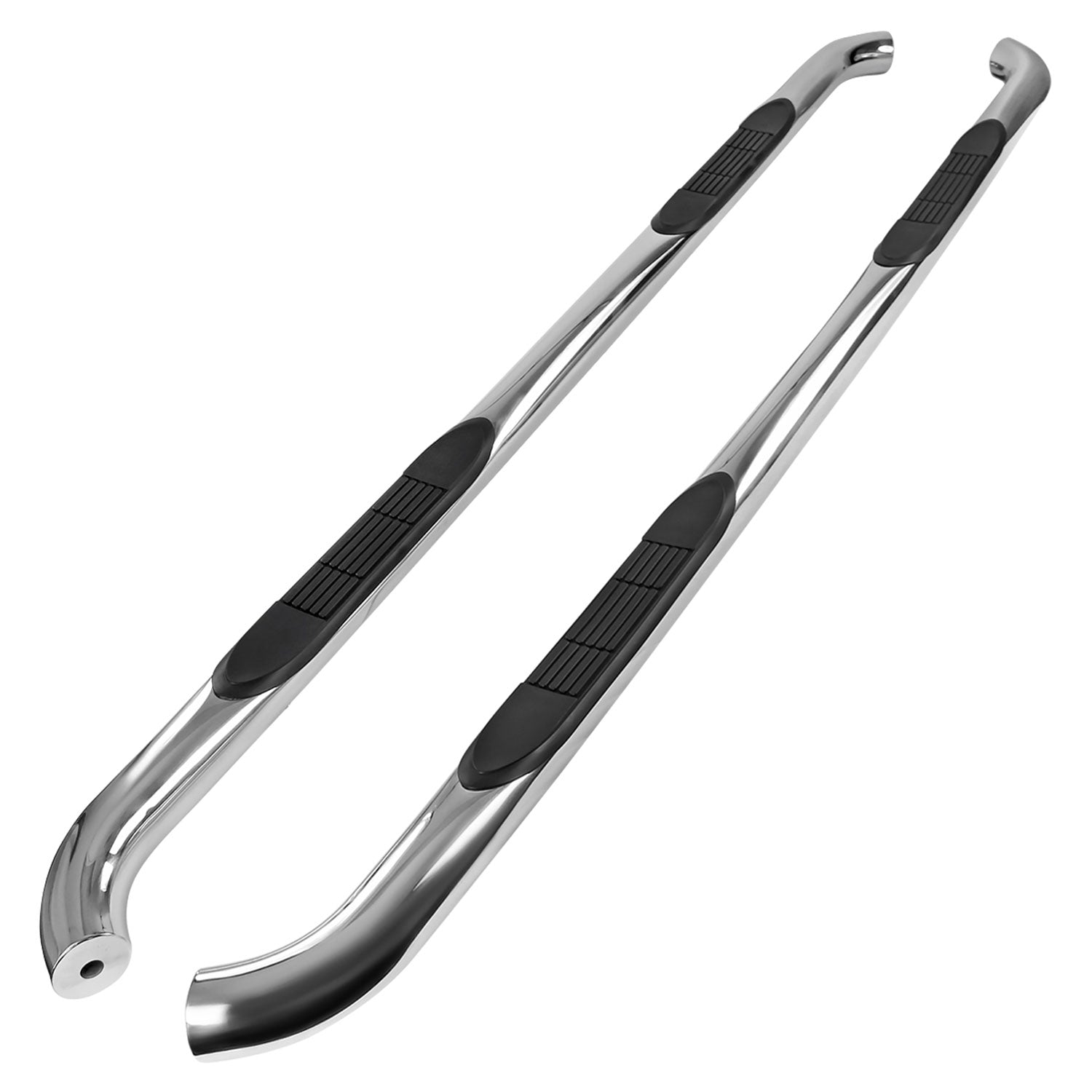 2015-2021 Ford F-150/F-250/350 Crew/SuperCrew Cab 3" Steel Side Step Nerf Bars