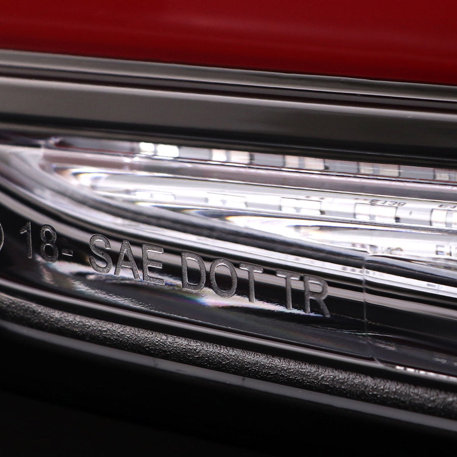 2019-2024 Toyota RAV4 Red LED Bar Signal Tail Lights Jet Black/Clear