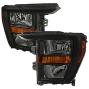 For Ford F-150 2021-2023 Factory Style Headlight Black Housing Smoked Lens