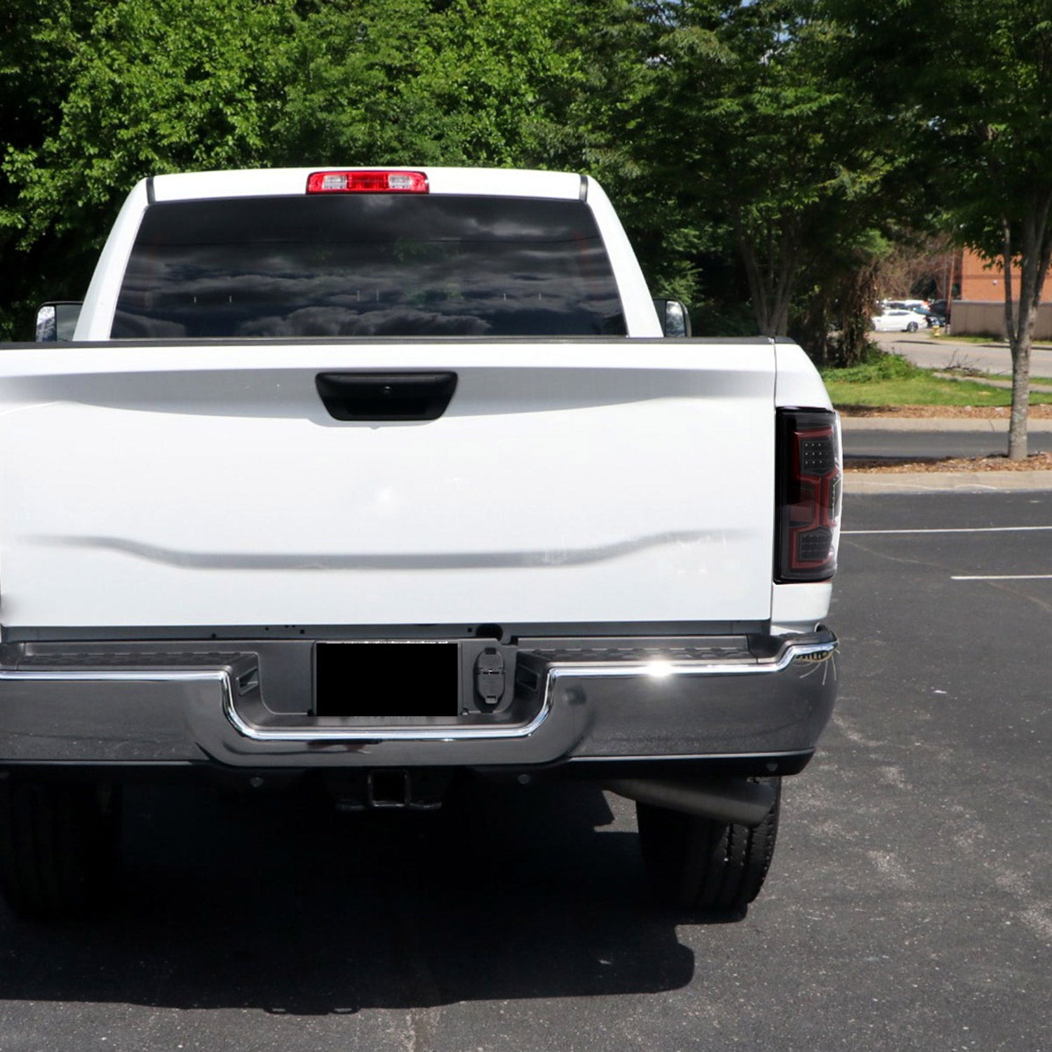2019-2024 Dodge RAM 2500/3500 LED Signal Tail Lights Jet Black/Clear