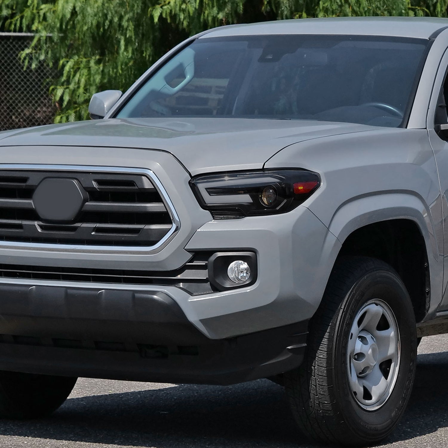 2016-2023 Toyota Tacoma Sequential LED Bar Projector Headlights Black/Smoke