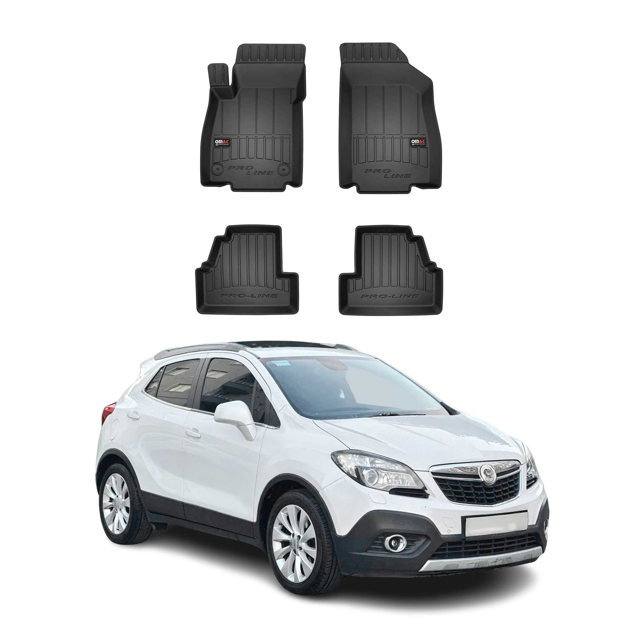2013-2022 Buick Encore Premium Floor Mats Liners Full Set All Weather Heavy Duty