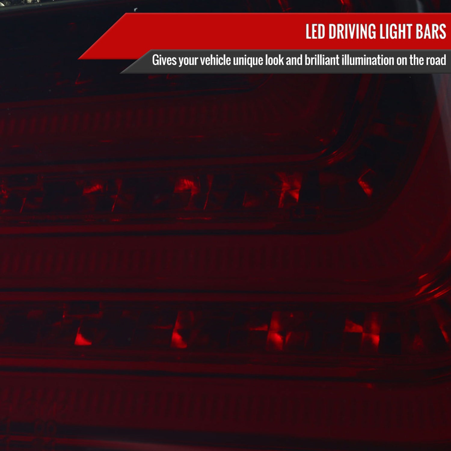 2008-2010 BMW E60 5 Series Sedan LED Tail Lights Chrome/Red Smoke Lens