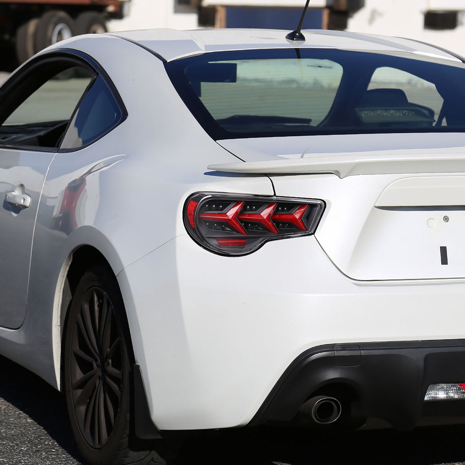 2013-2016 Scion FRS/ Subaru BRZ Lambo Sequential LED Tail Lights Black/Clear
