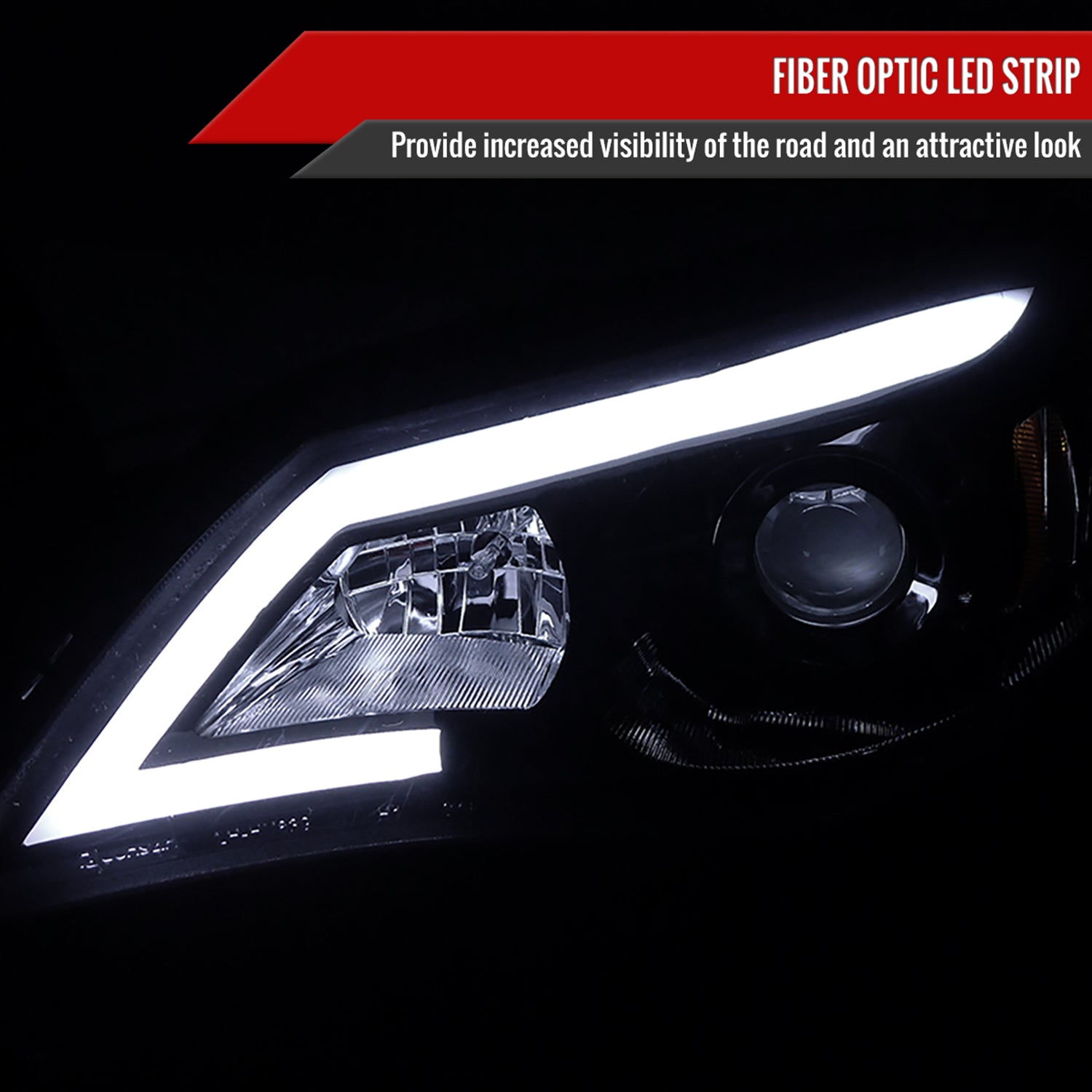 2008-2014 Subaru Impreza WRX / 08-2011 Outback Sport LED Bar Headlights Smoke