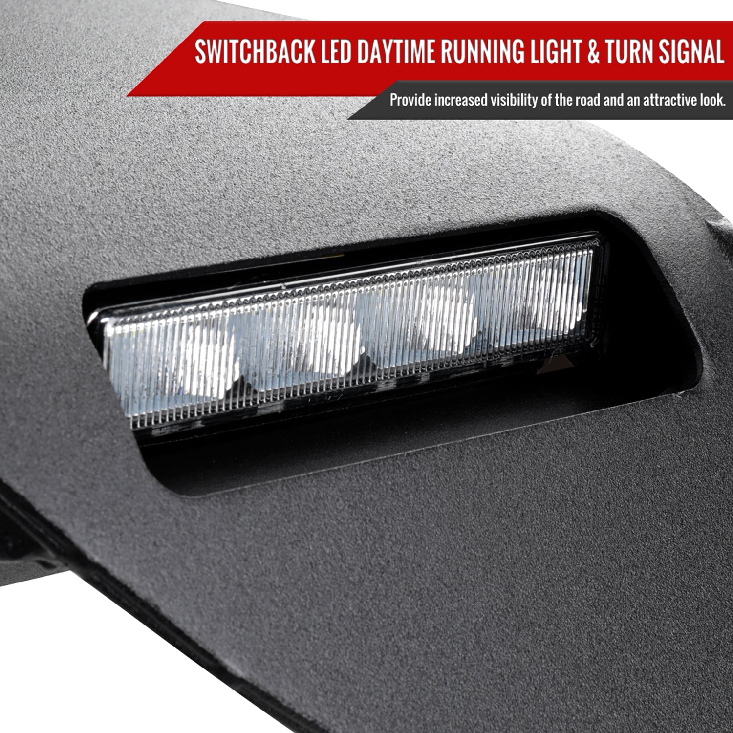 2020-2022 Jeep Gladiator JT Switchback LED Front Flat Fender Flares